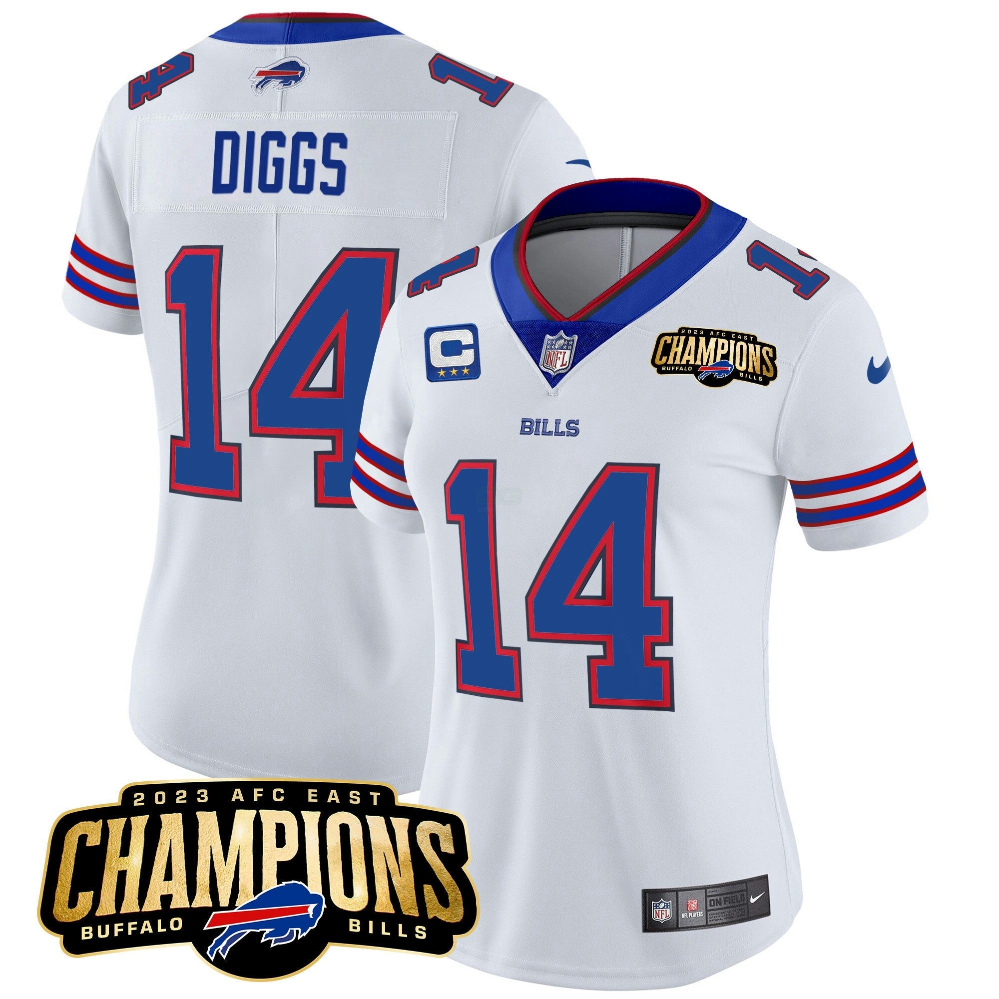Camisa NFL Women’s 2023 AFC East Champions Patch Vapor Jersey