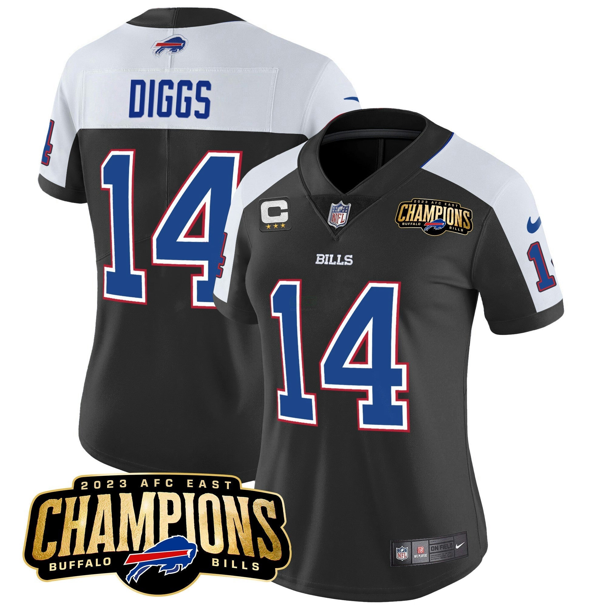 Camisa NFL Women’s 2023 AFC East Champions Patch Vapor Jersey