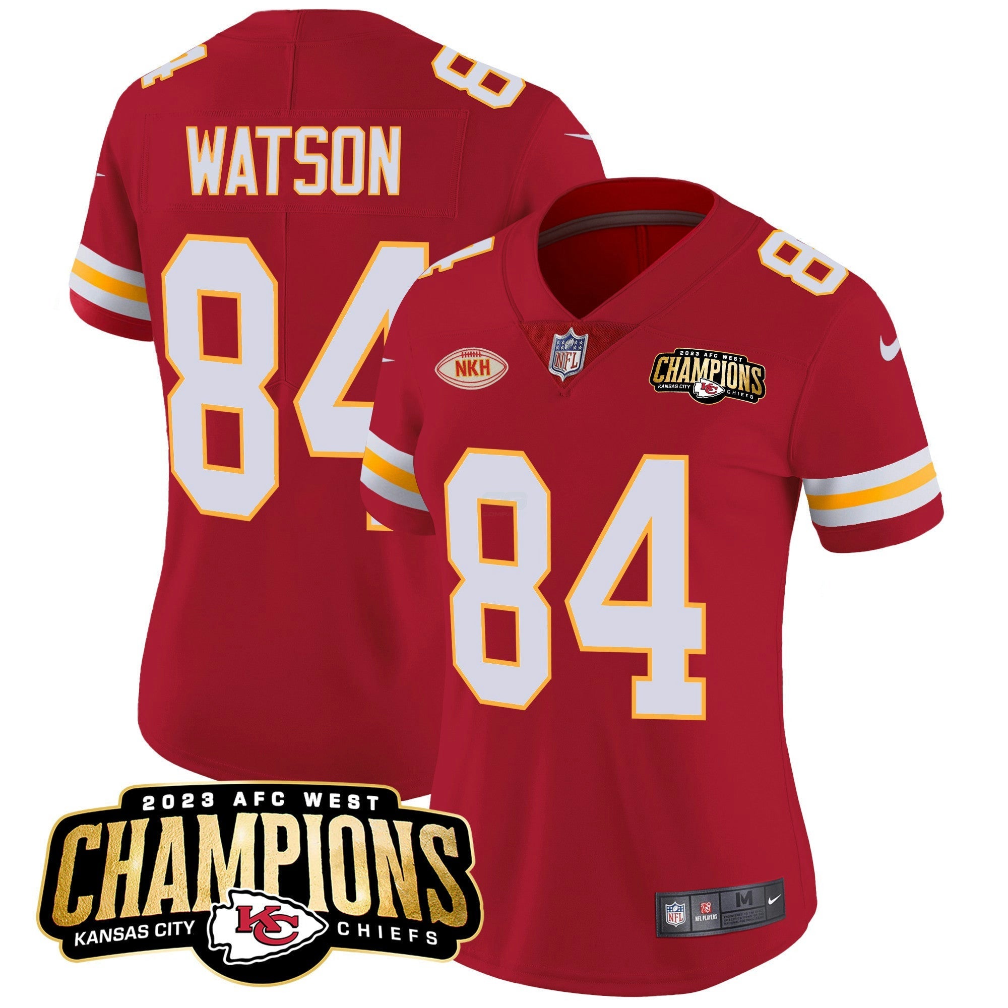 Camisa NFL Women’s 2023 AFC West Champions Patch Vapor Limited Jersey