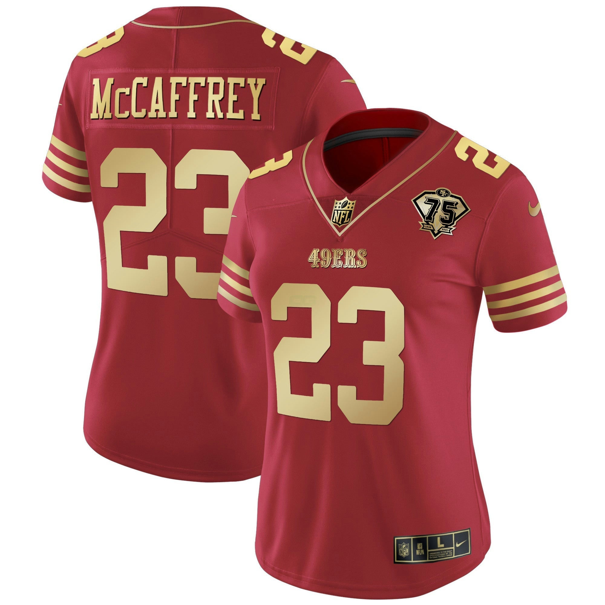 Camisa NFL Women’s 2023 Vapor Dourada Limited Jersey