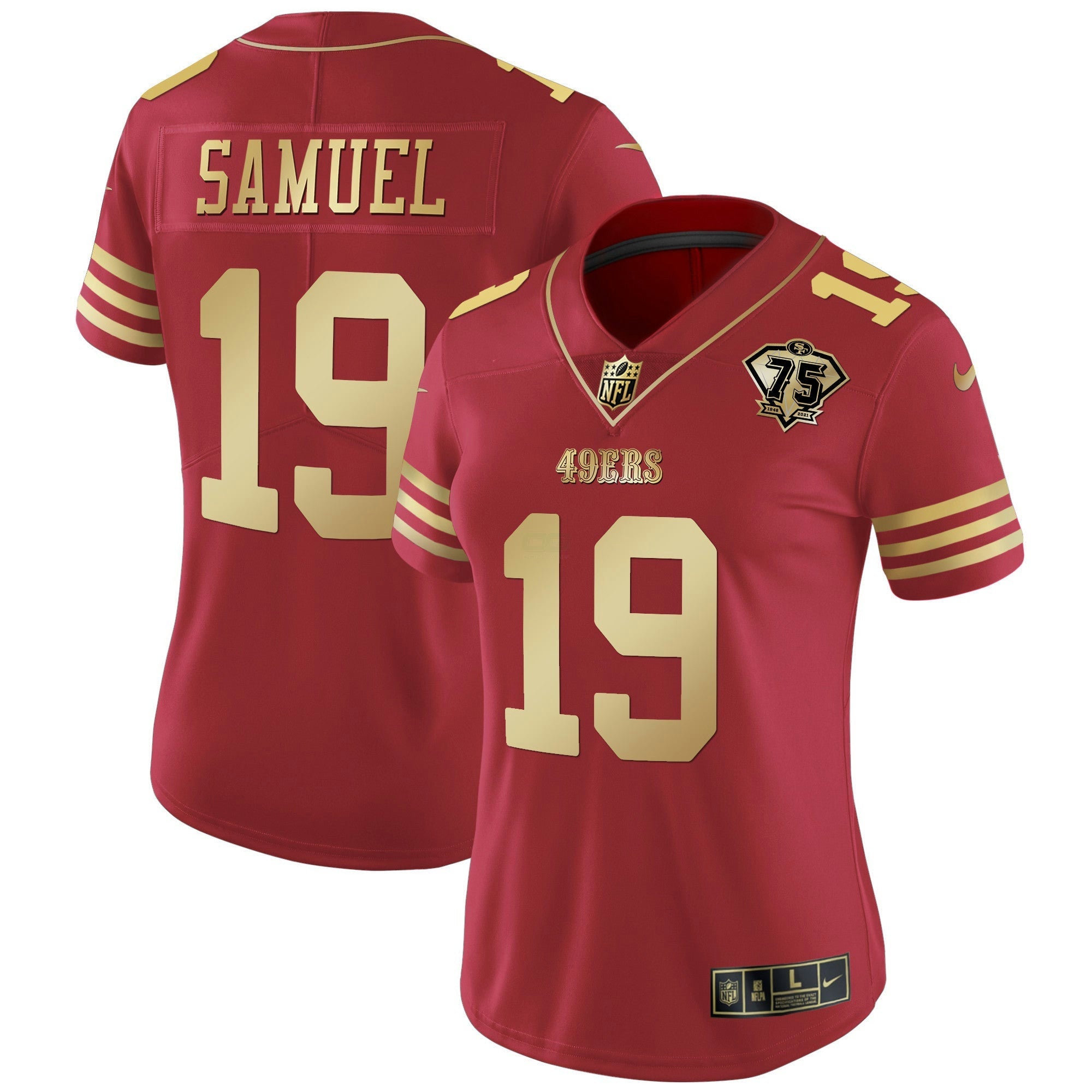 Camisa NFL Women’s 2023 Vapor Dourada Limited Jersey