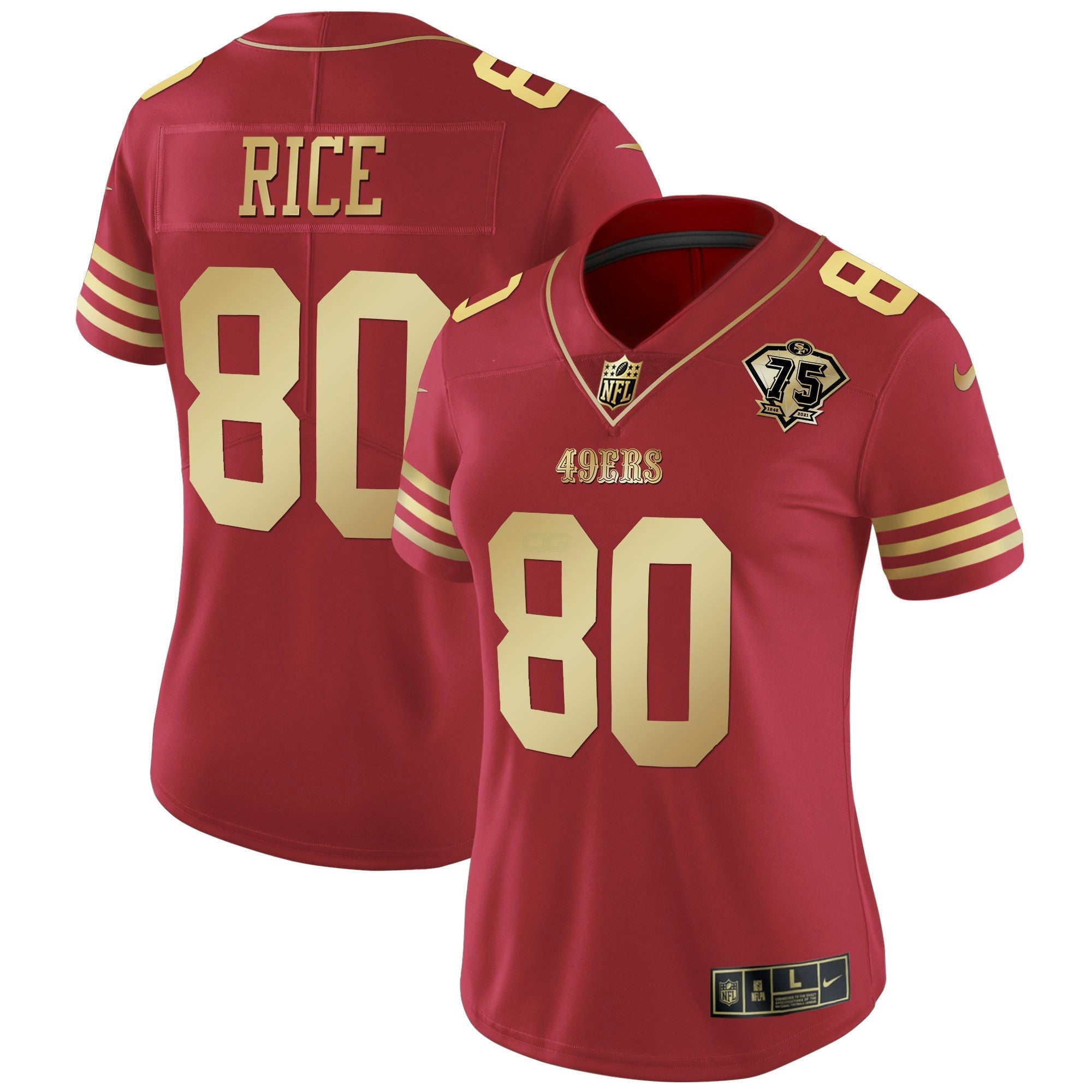 Camisa NFL Women’s 2023 Vapor Dourada Limited Jersey