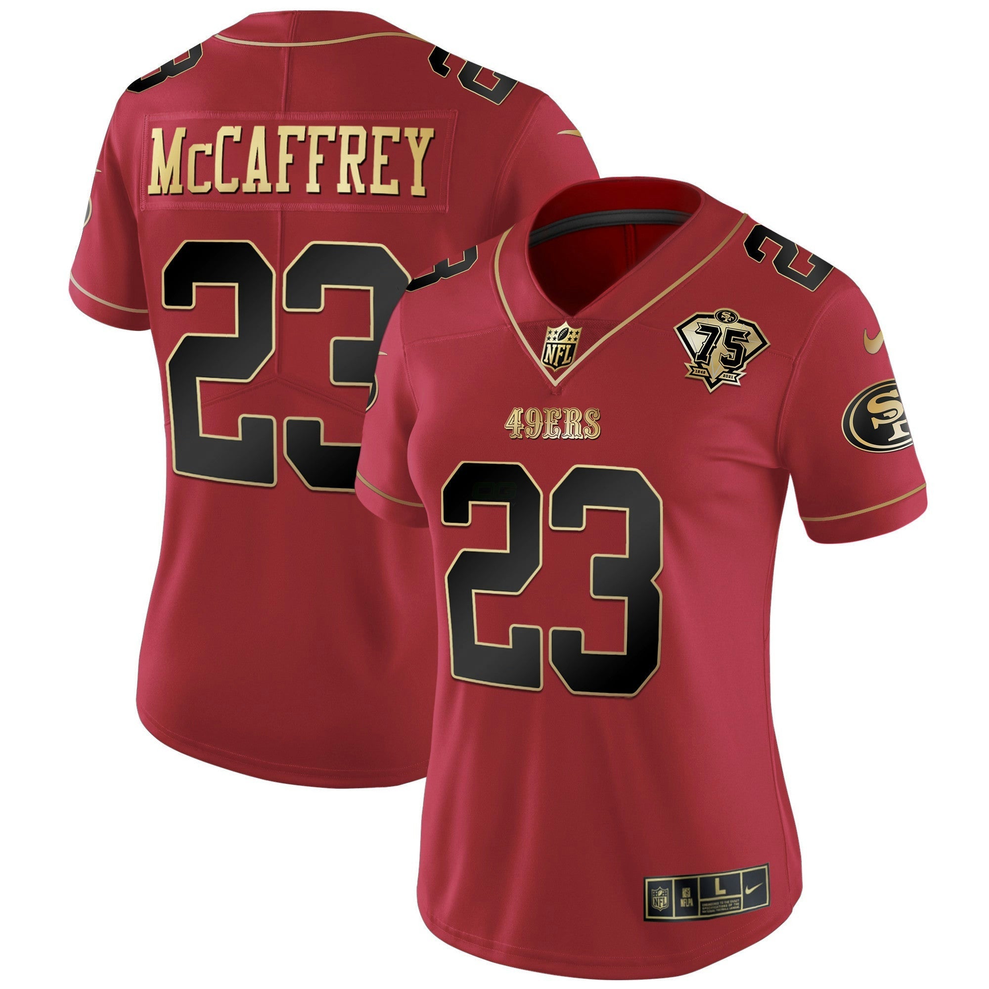 Camisa NFL Women’s 2023 Vapor Dourada Limited Jersey