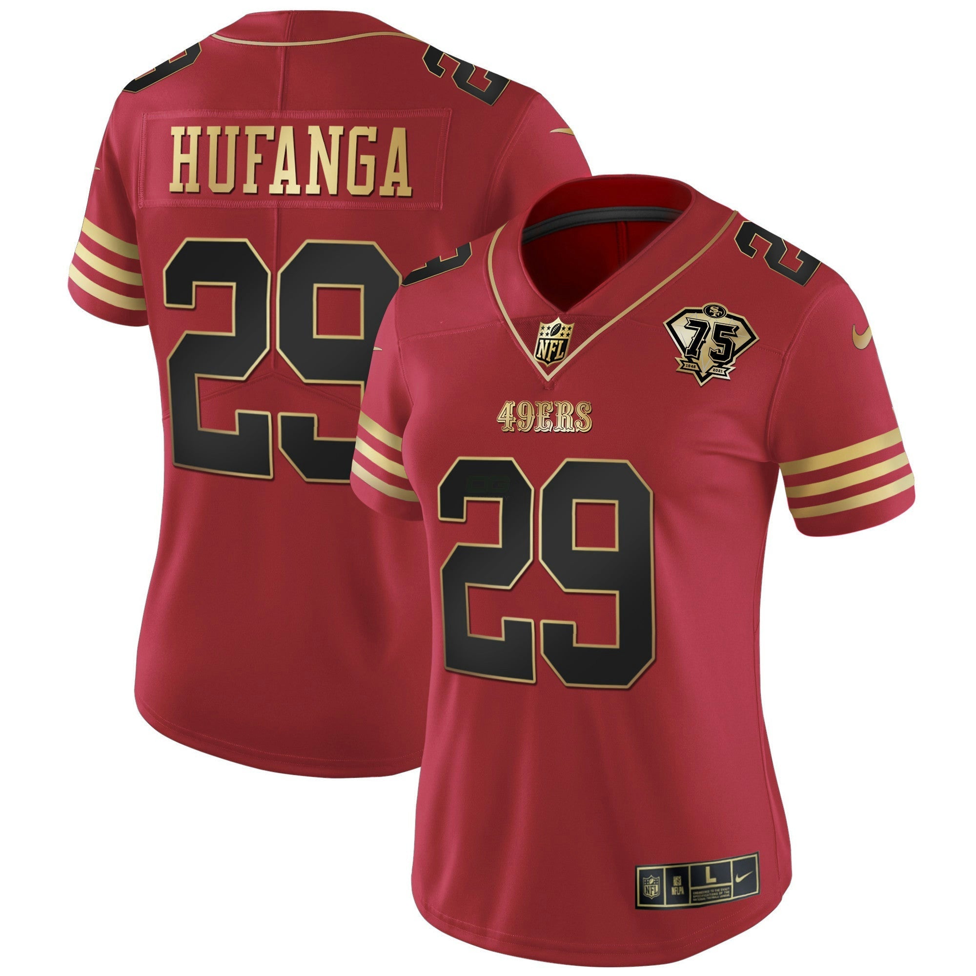 Camisa NFL Women’s 2023 Vapor Dourada Limited Jersey