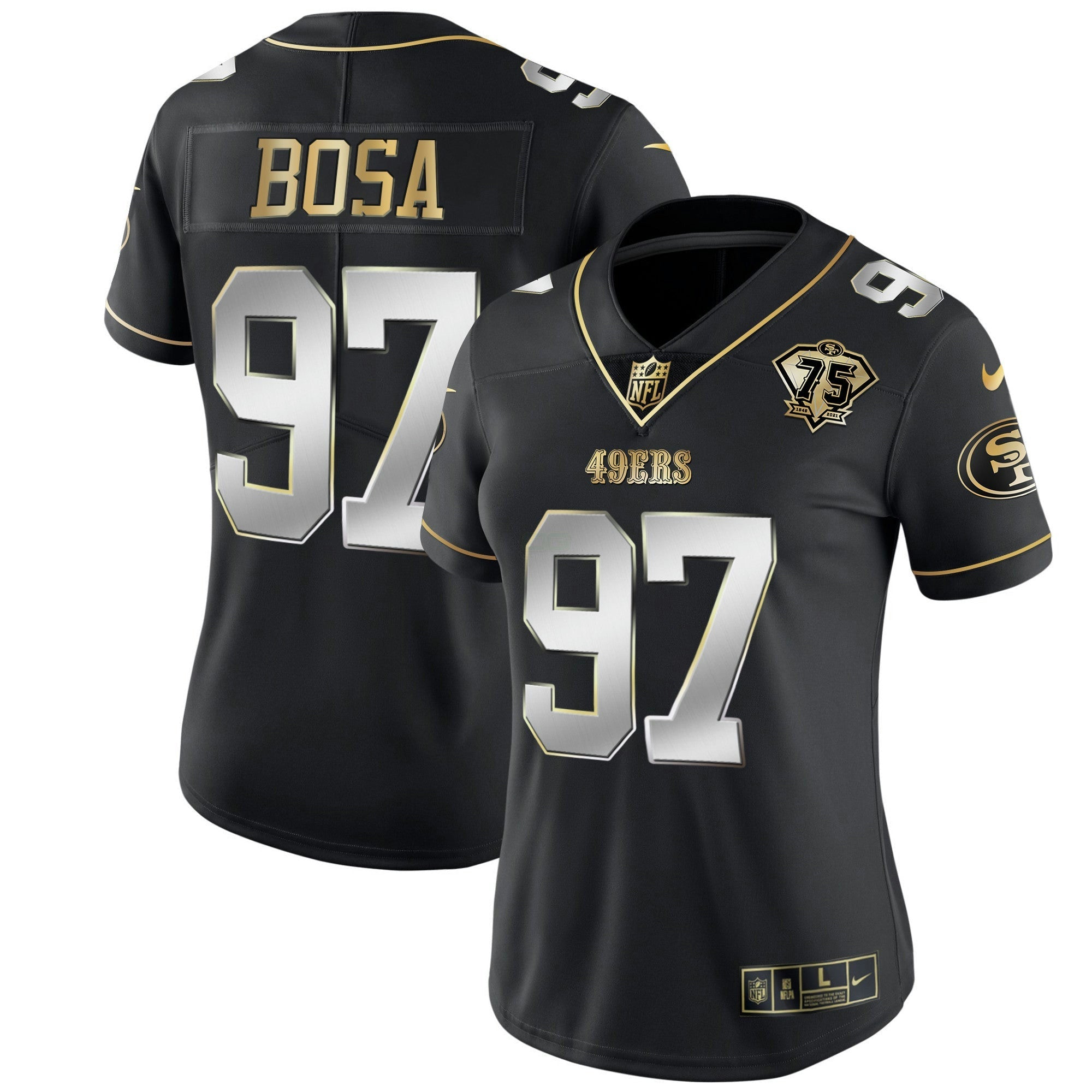 Camisa NFL Women’s 2023 Vapor Dourada Limited Jersey