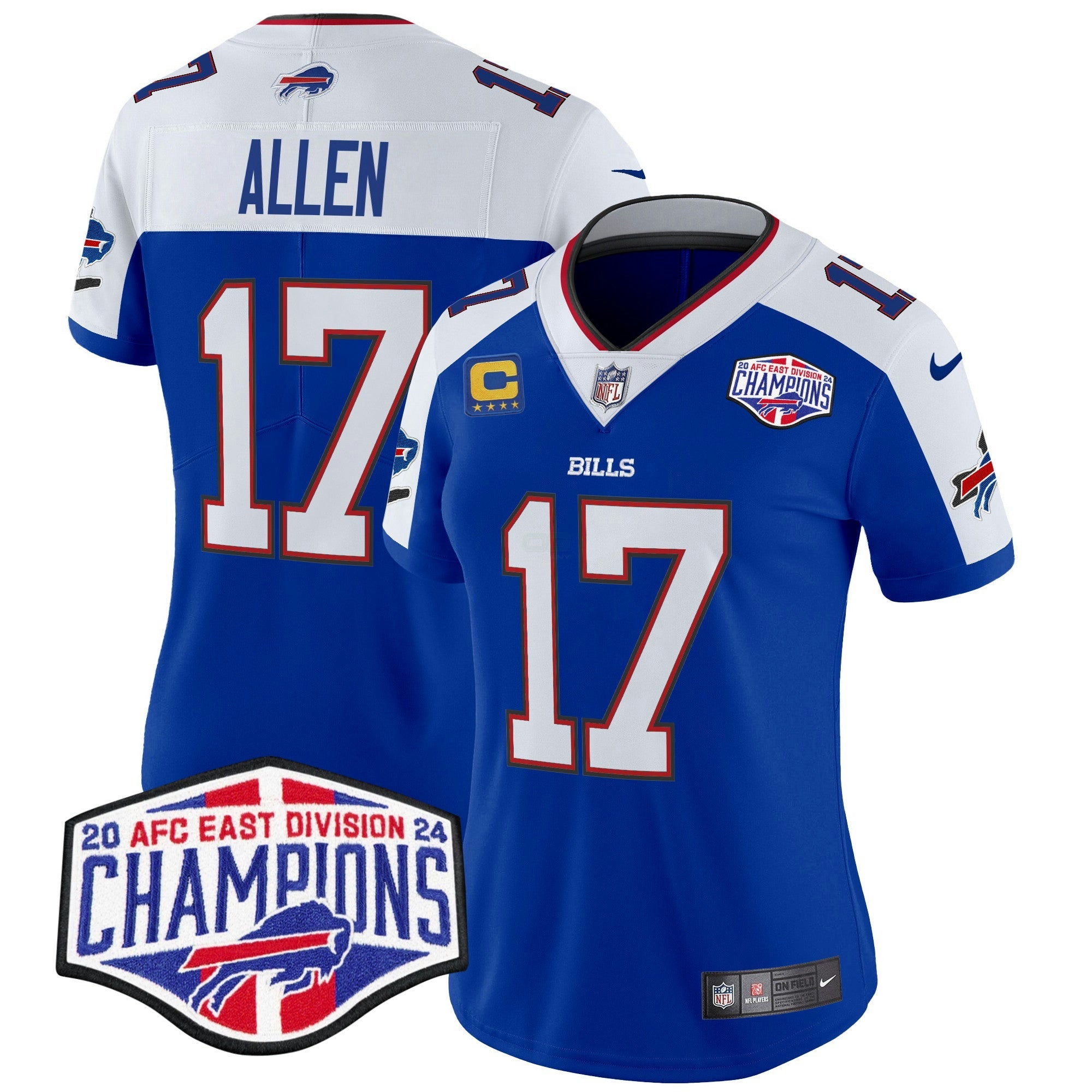 Camisa NFL Women’s 2024 AFC East Division Champions Vapor Limited Jersey