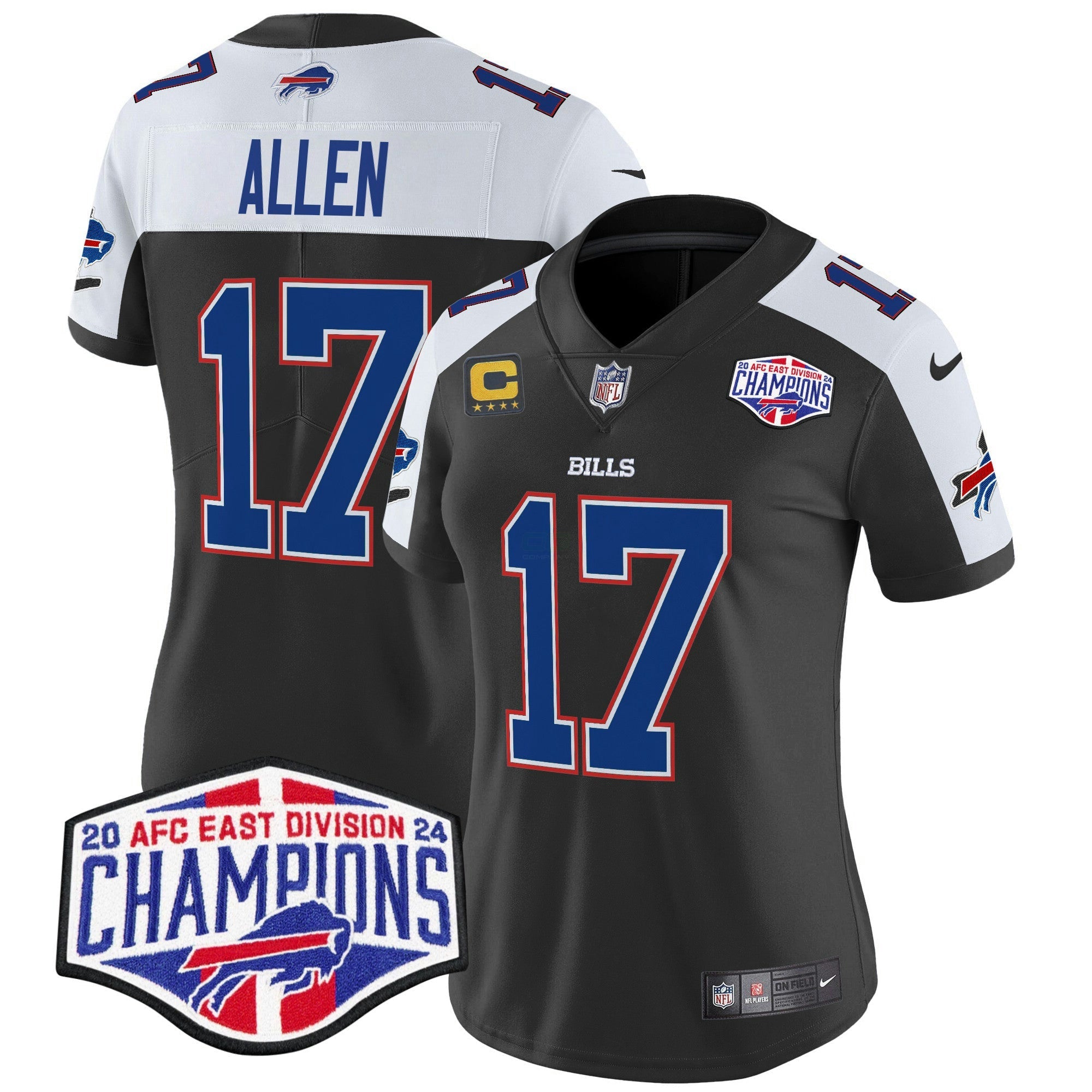 Camisa NFL Women’s 2024 AFC East Division Champions Vapor Limited Jersey