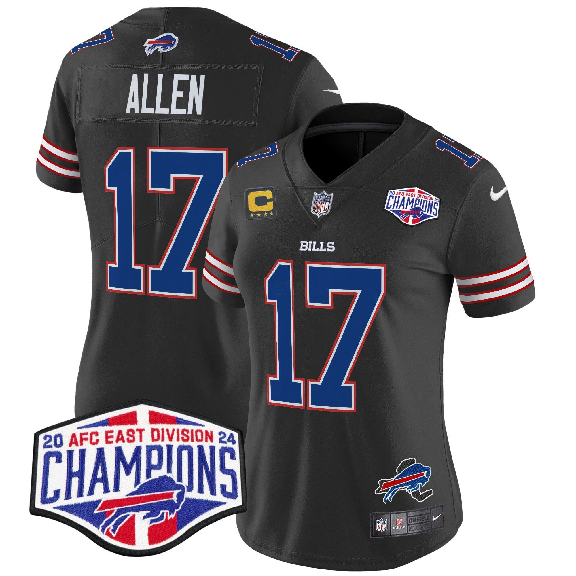 Camisa NFL Women’s 2024 AFC East Division Champions Vapor Limited Jersey
