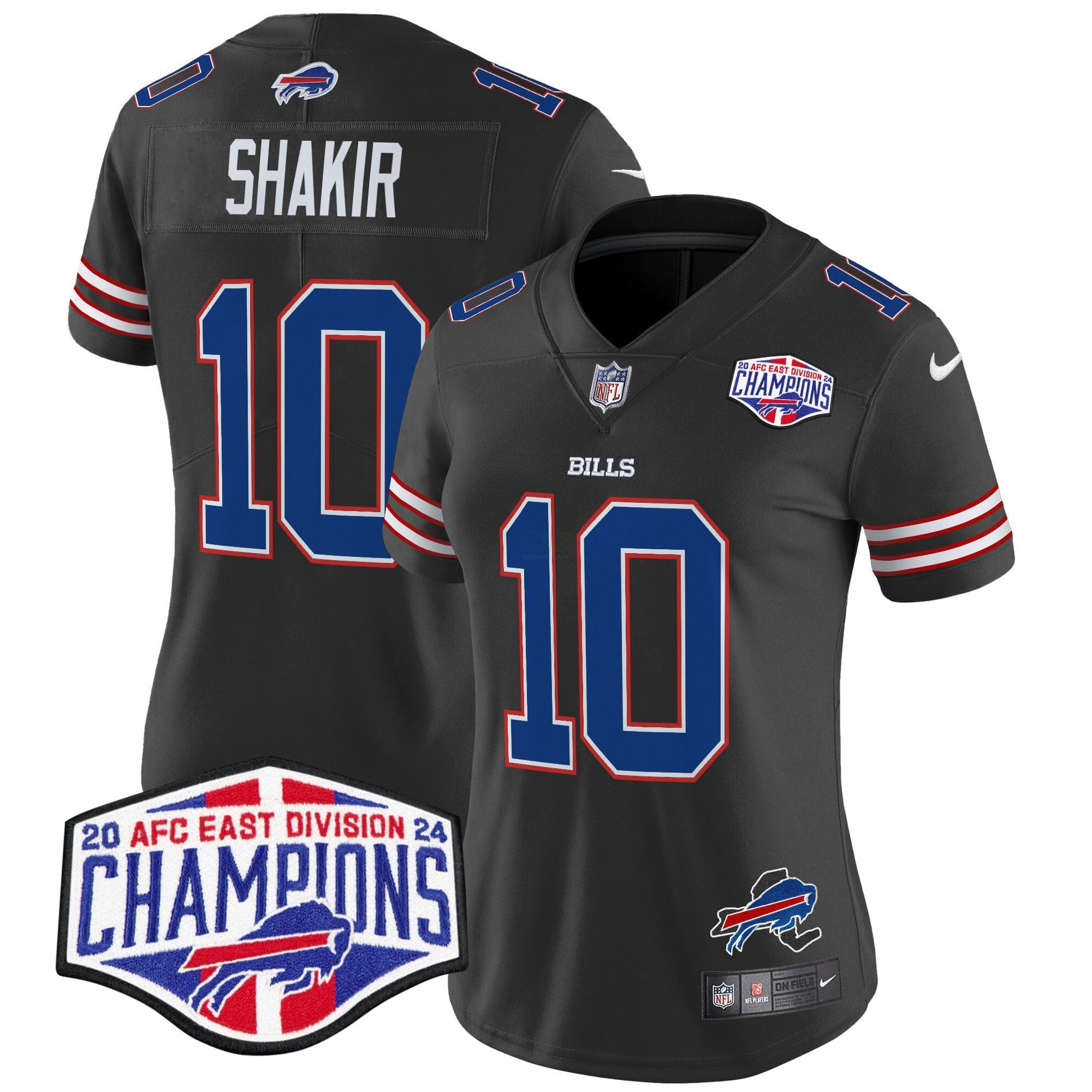 Camisa NFL Women’s 2024 AFC East Division Champions Vapor Limited Jersey