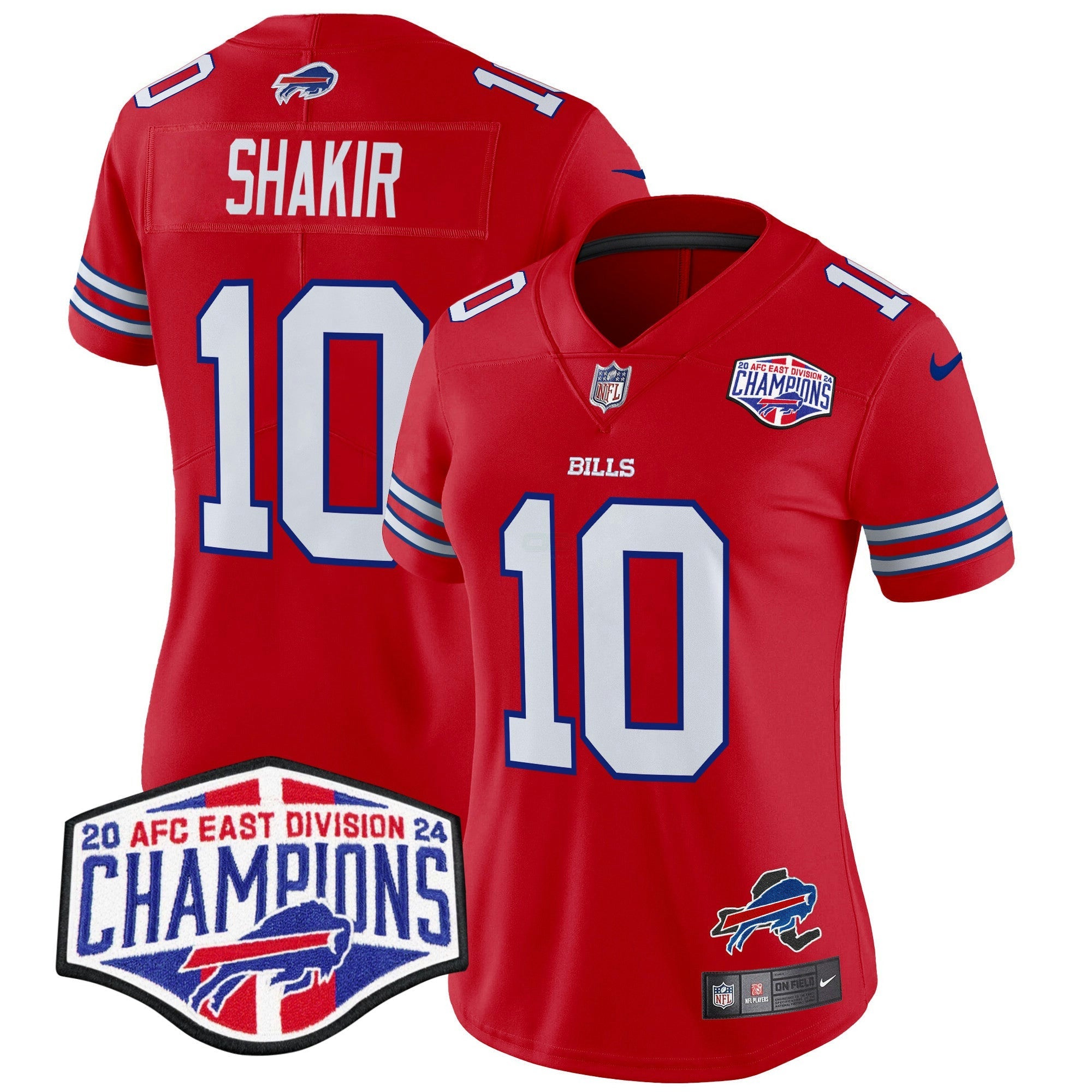 Camisa NFL Women’s 2024 AFC East Division Champions Vapor Limited Jersey