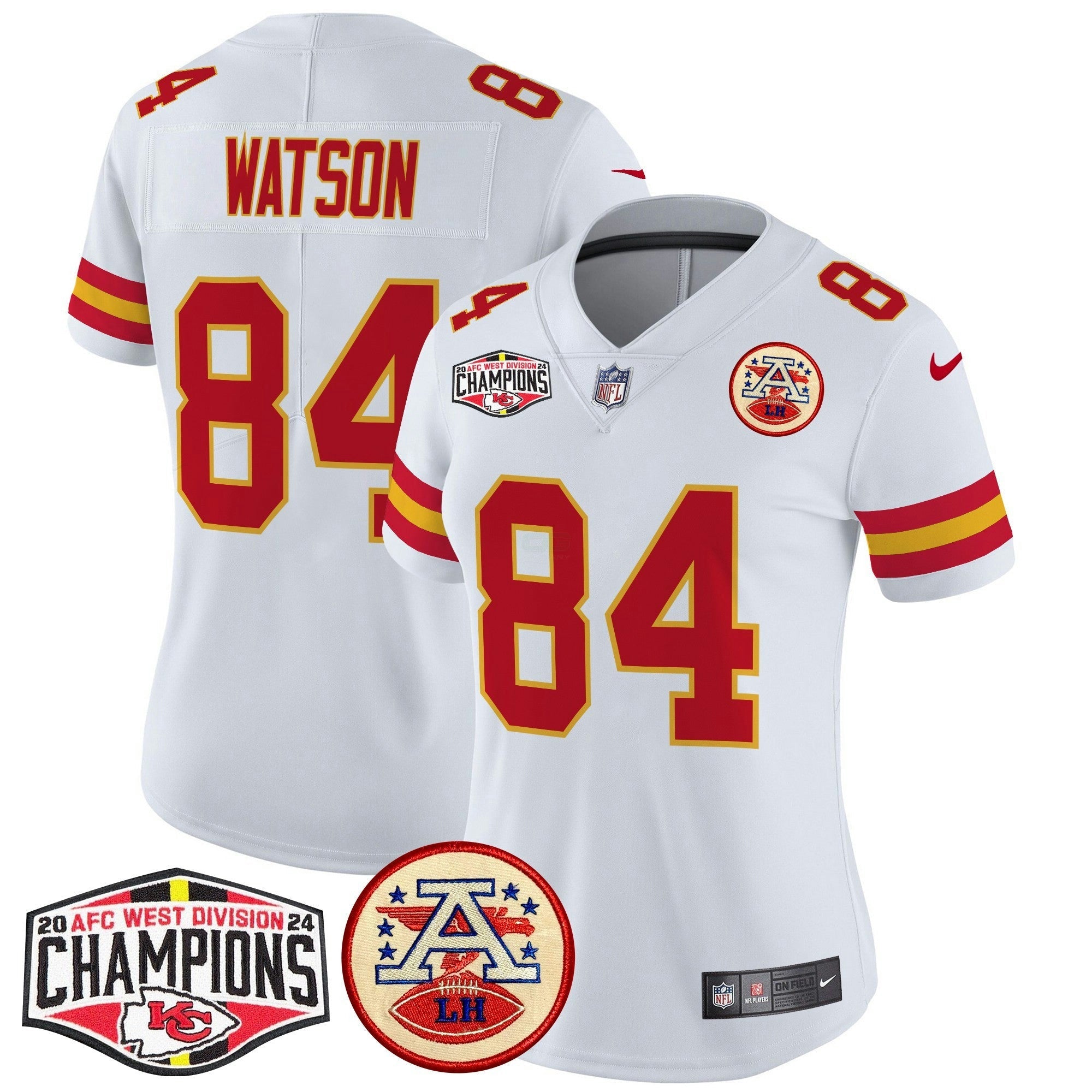 Camisa NFL Women’s 2024 AFC West Division Champions Patch Vapor Limited Jersey
