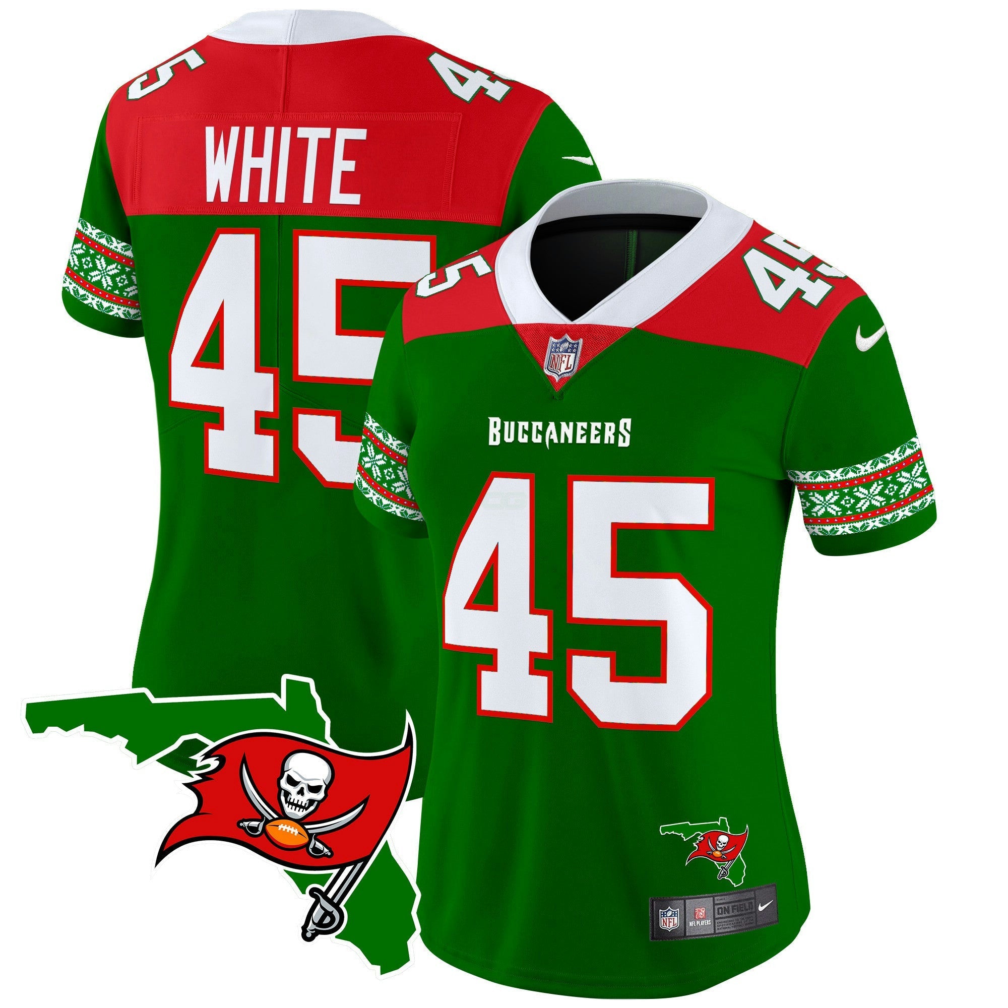 Camisa NFL Women’s 2024 Christmas Vapor Limited Jersey