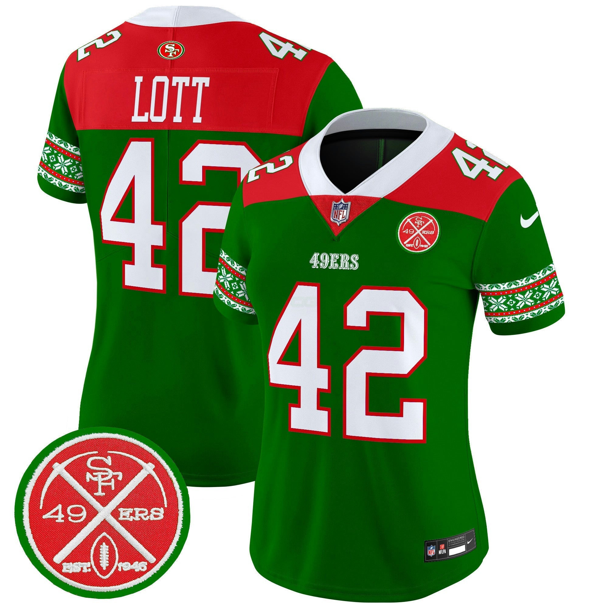 Camisa NFL Women’s 2024 Christmas Vapor Limited Jersey