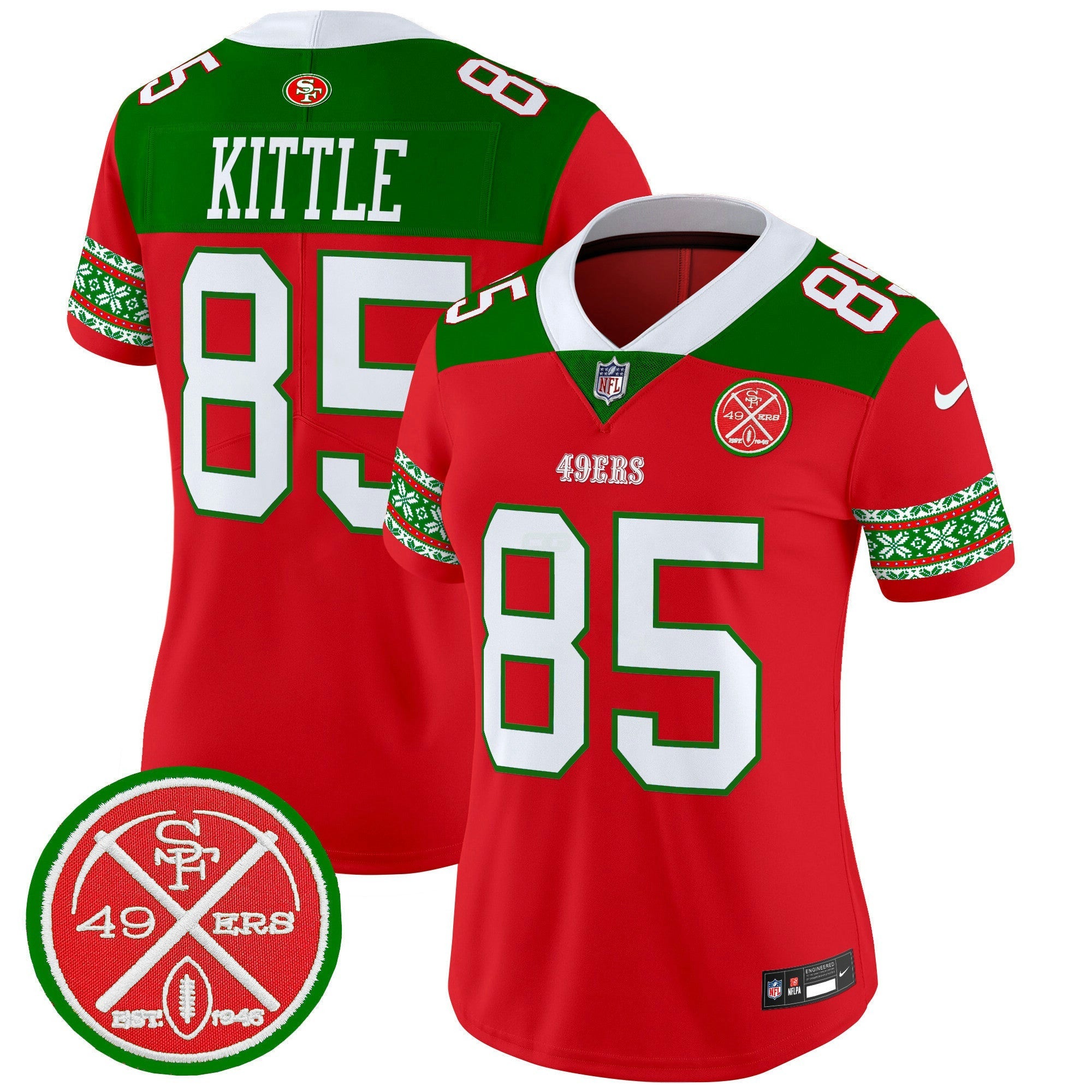Camisa NFL Women’s 2024 Christmas Vapor Limited Jersey