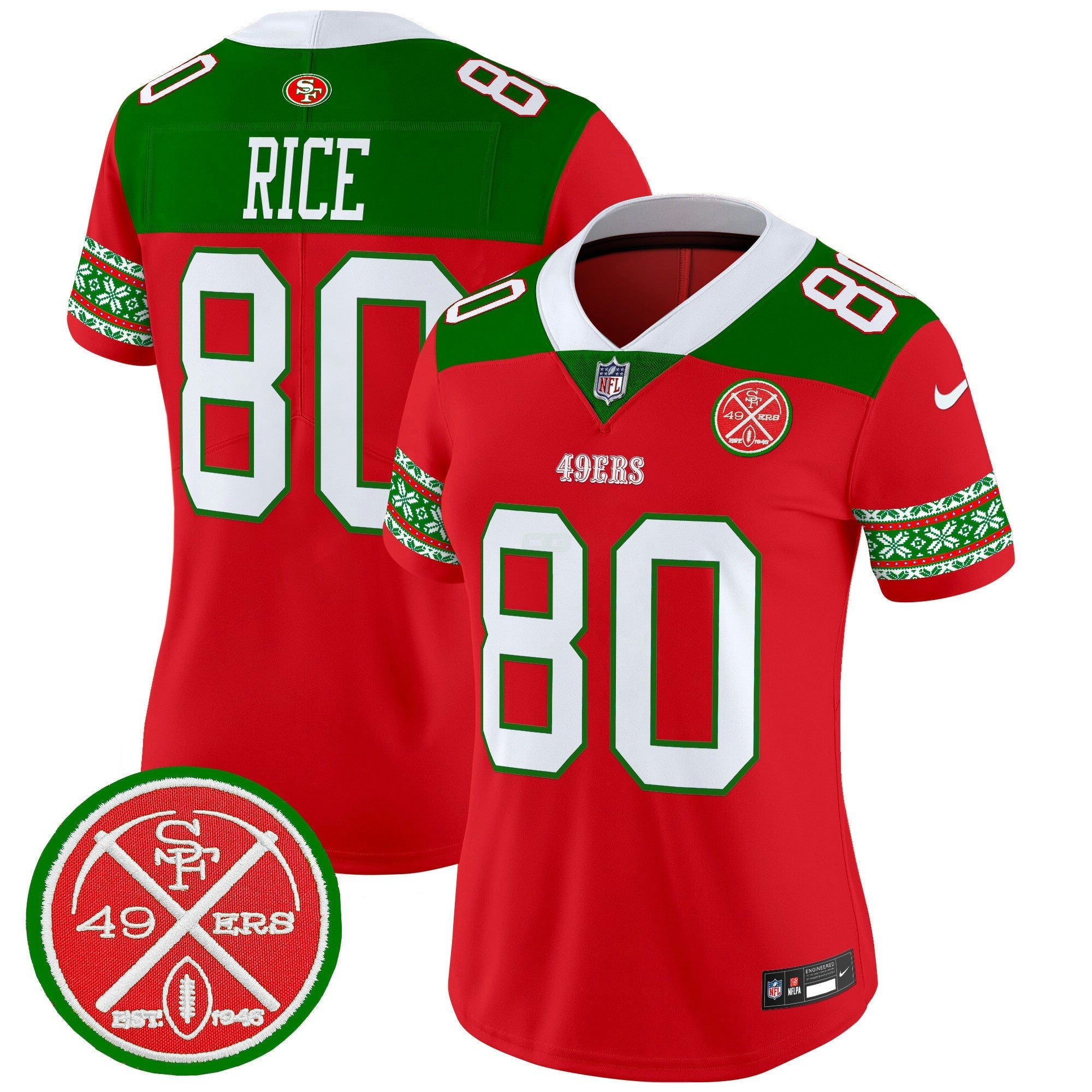 Camisa NFL Women’s 2024 Christmas Vapor Limited Jersey