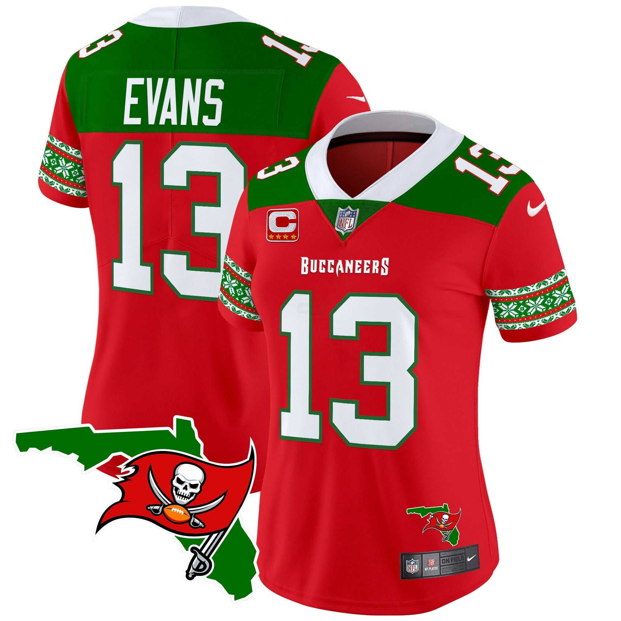 Camisa NFL Women’s 2024 Christmas Vapor Limited Jersey