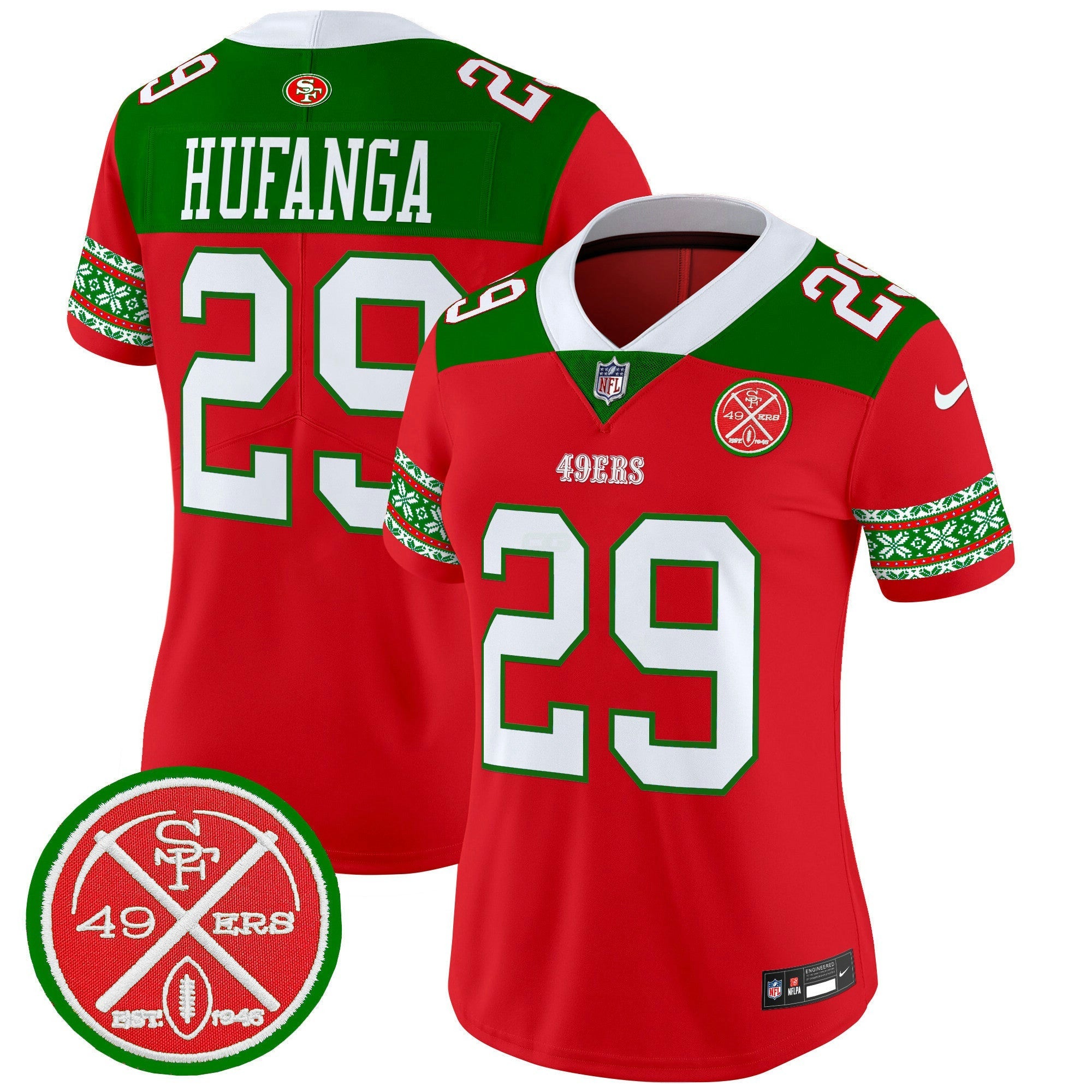 Camisa NFL Women’s 2024 Christmas Vapor Limited Jersey