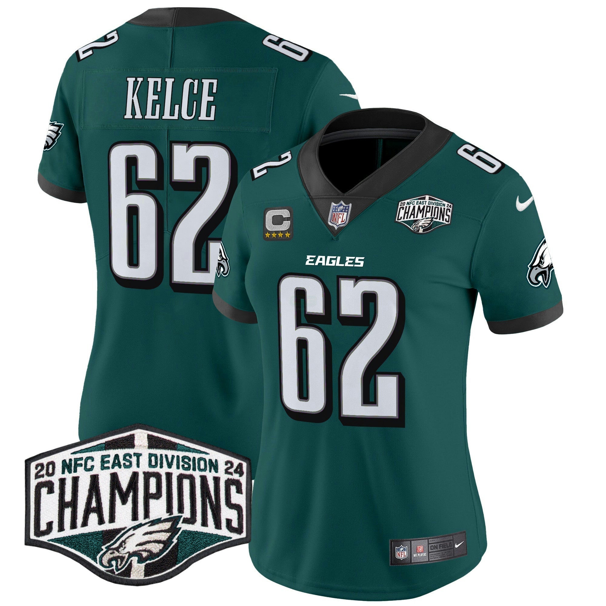 Camisa NFL Women’s 2024 NFC East Division Champions Vapor Limited Jersey