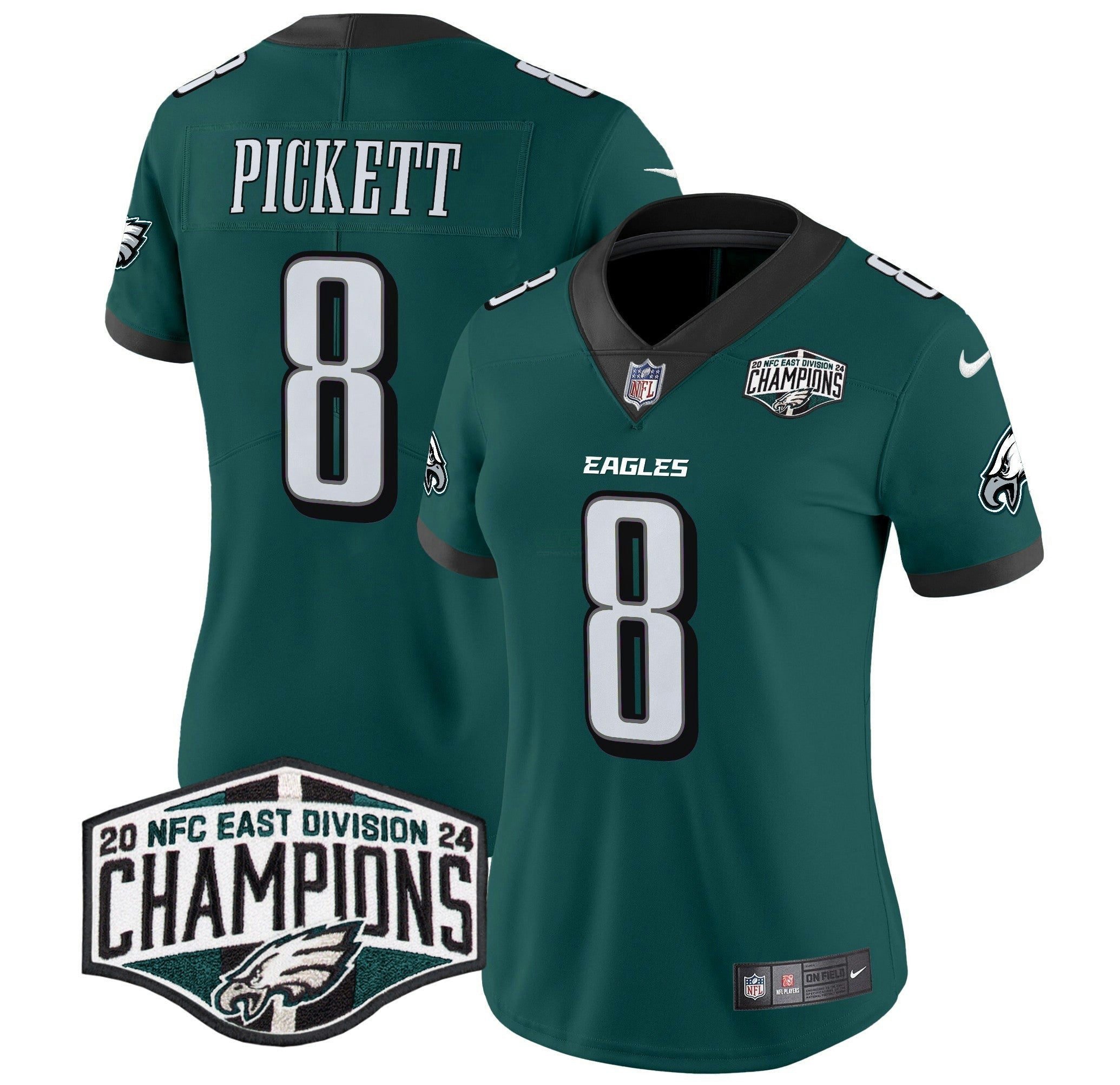 Camisa NFL Women’s 2024 NFC East Division Champions Vapor Limited Jersey