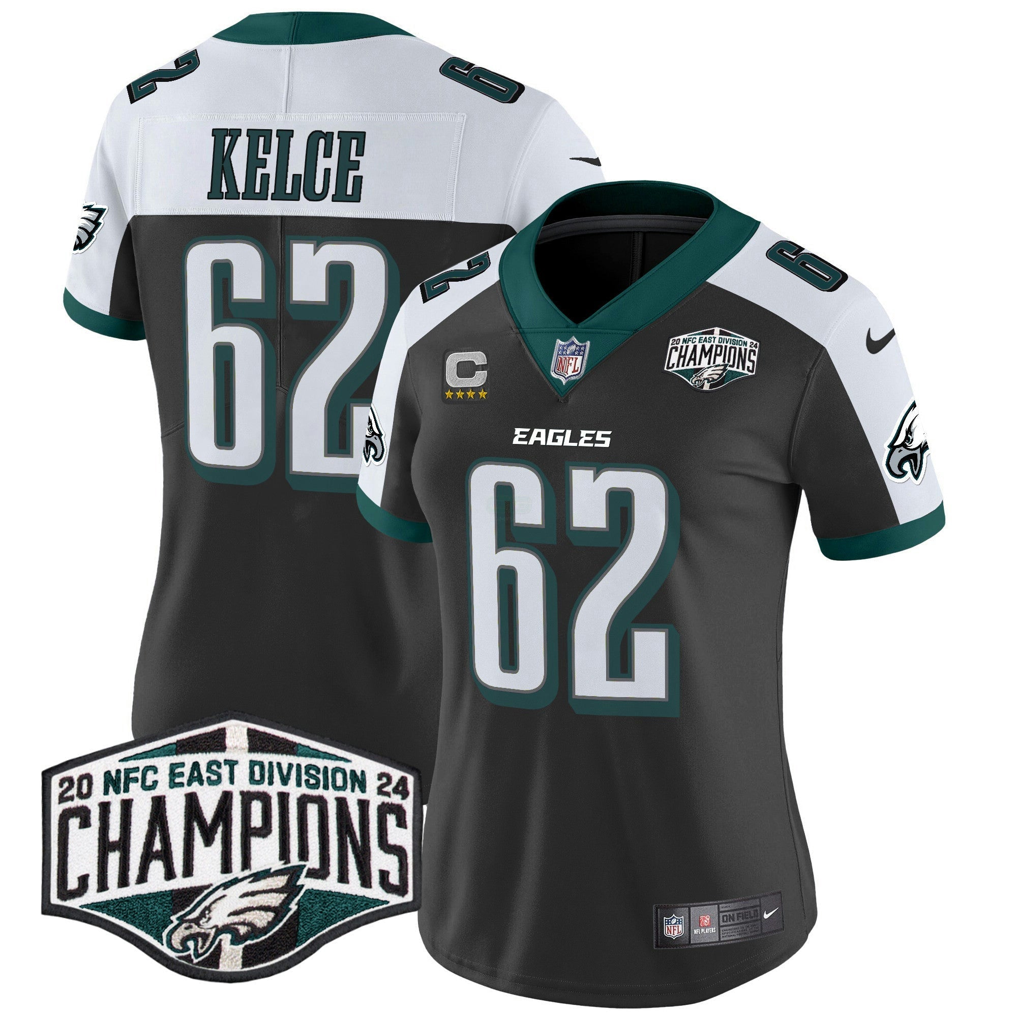 Camisa NFL Women’s 2024 NFC East Division Champions Vapor Limited Jersey