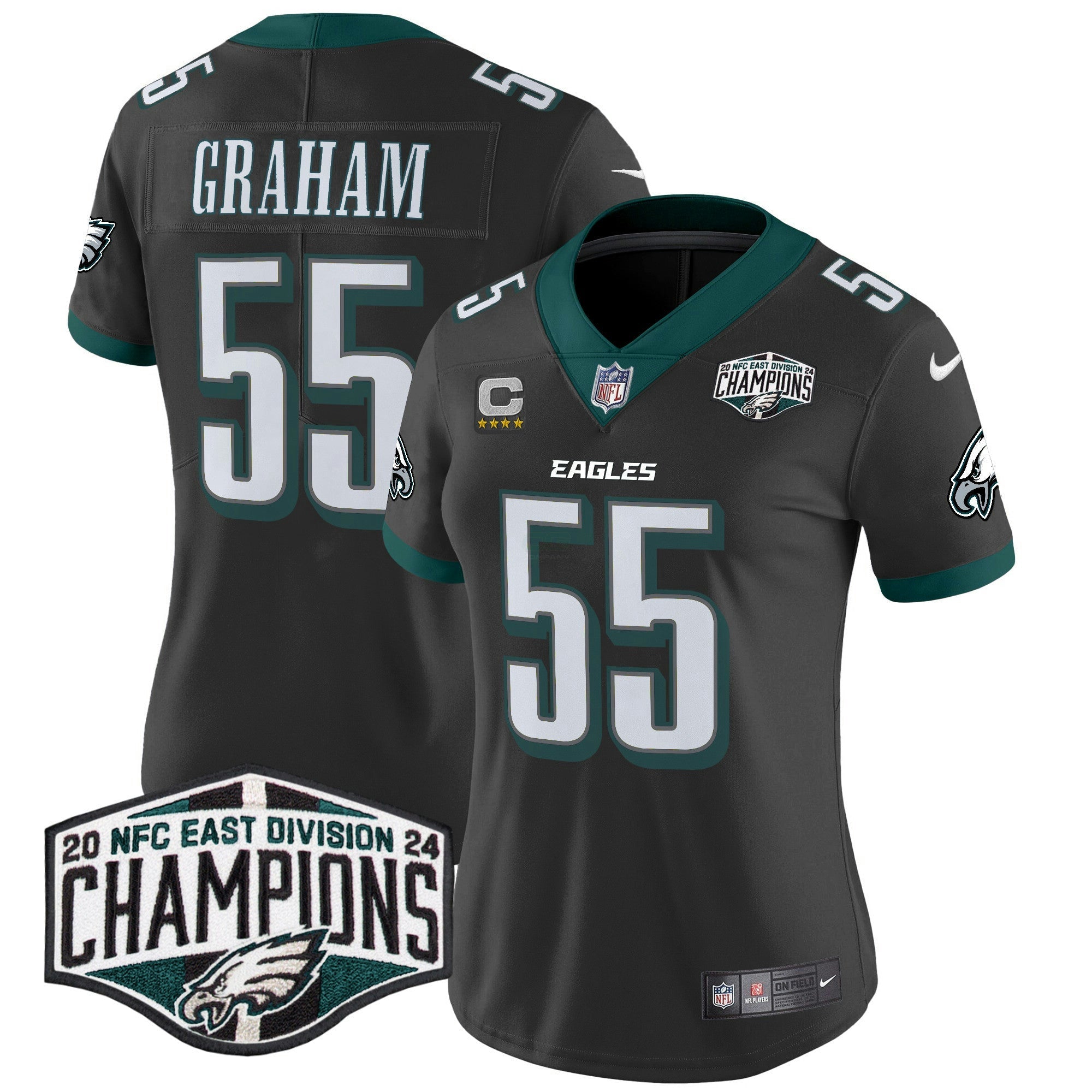 Camisa NFL Women’s 2024 NFC East Division Champions Vapor Limited Jersey