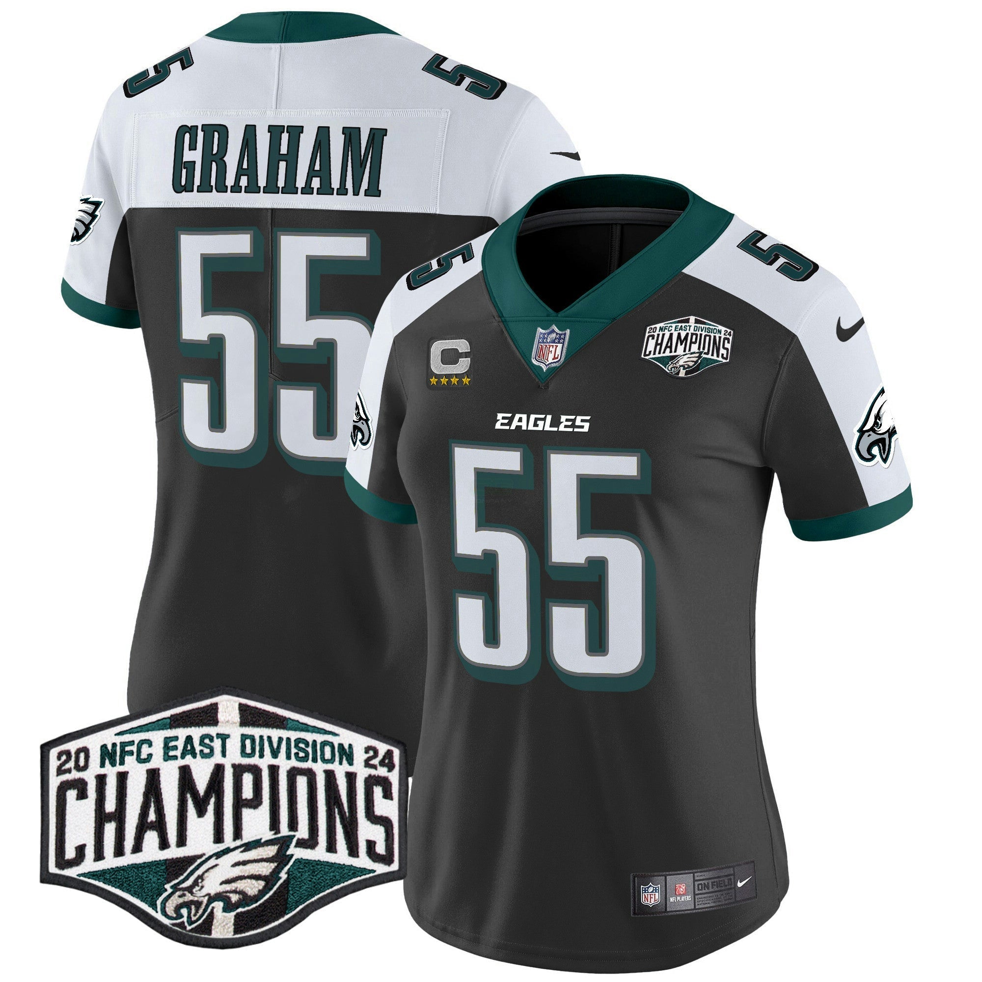 Camisa NFL Women’s 2024 NFC East Division Champions Vapor Limited Jersey