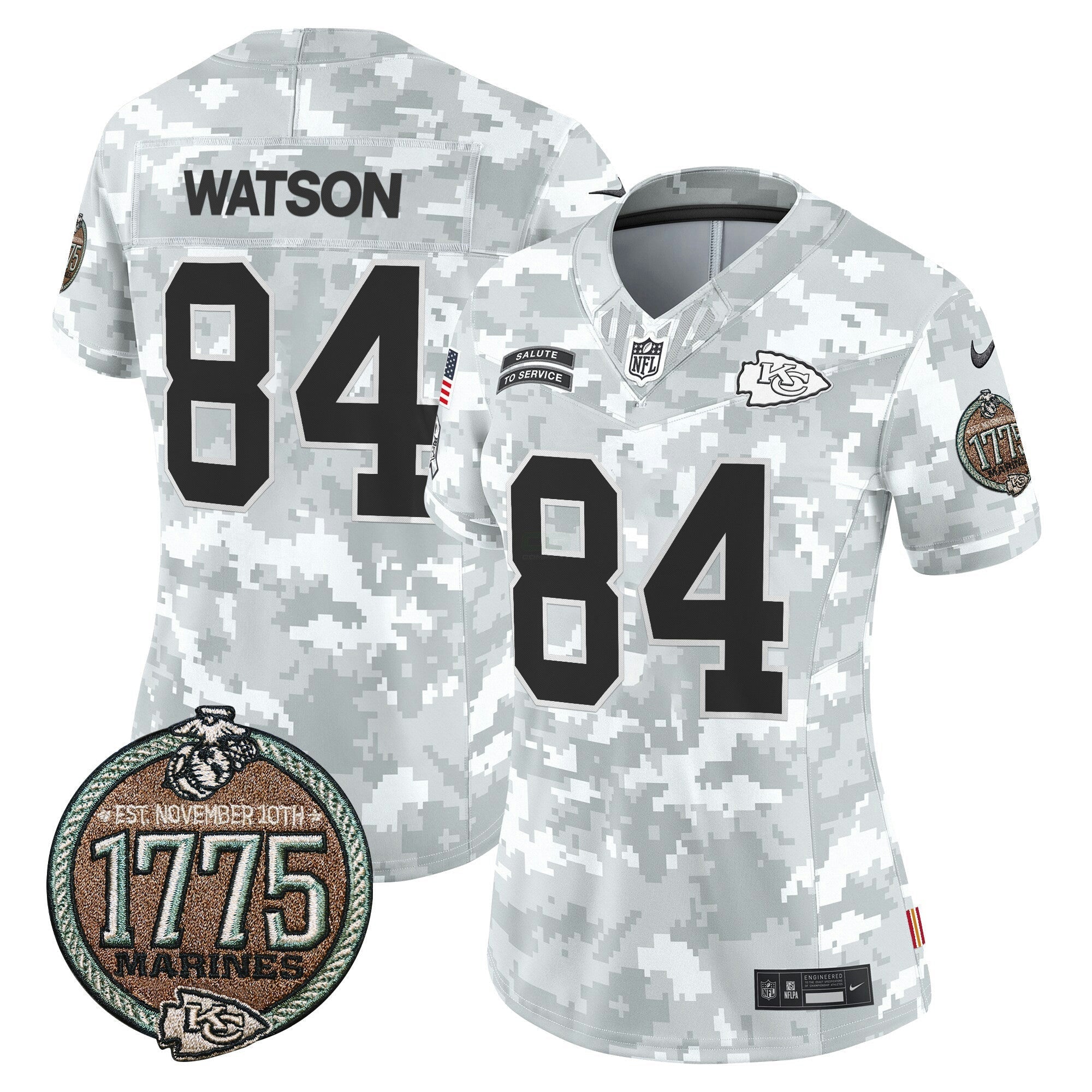 Camisa NFL Women’s 2024 Salute to Service Establishment Year Patch Vapor Limited Jersey