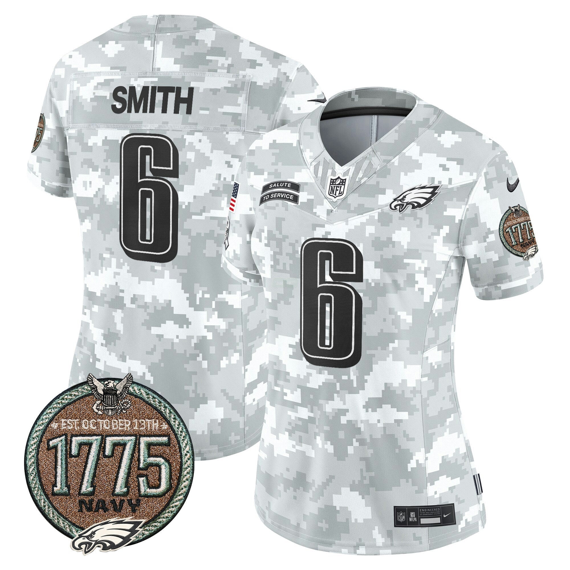 Camisa NFL Women’s 2024 Salute to Service Establishment Year Patch Vapor Limited Jersey