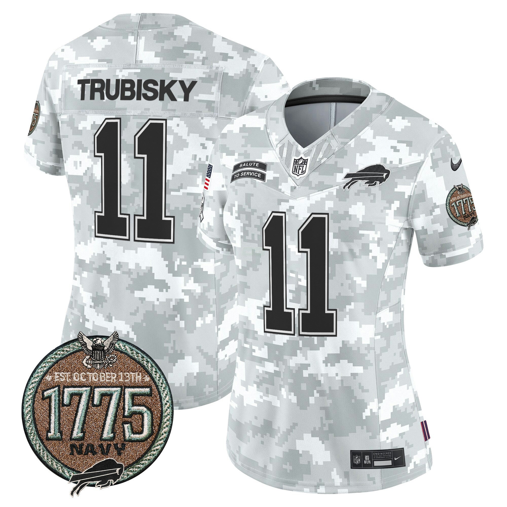 Camisa NFL Women’s 2024 Salute to Service Establishment Year Patch Vapor Limited Jersey