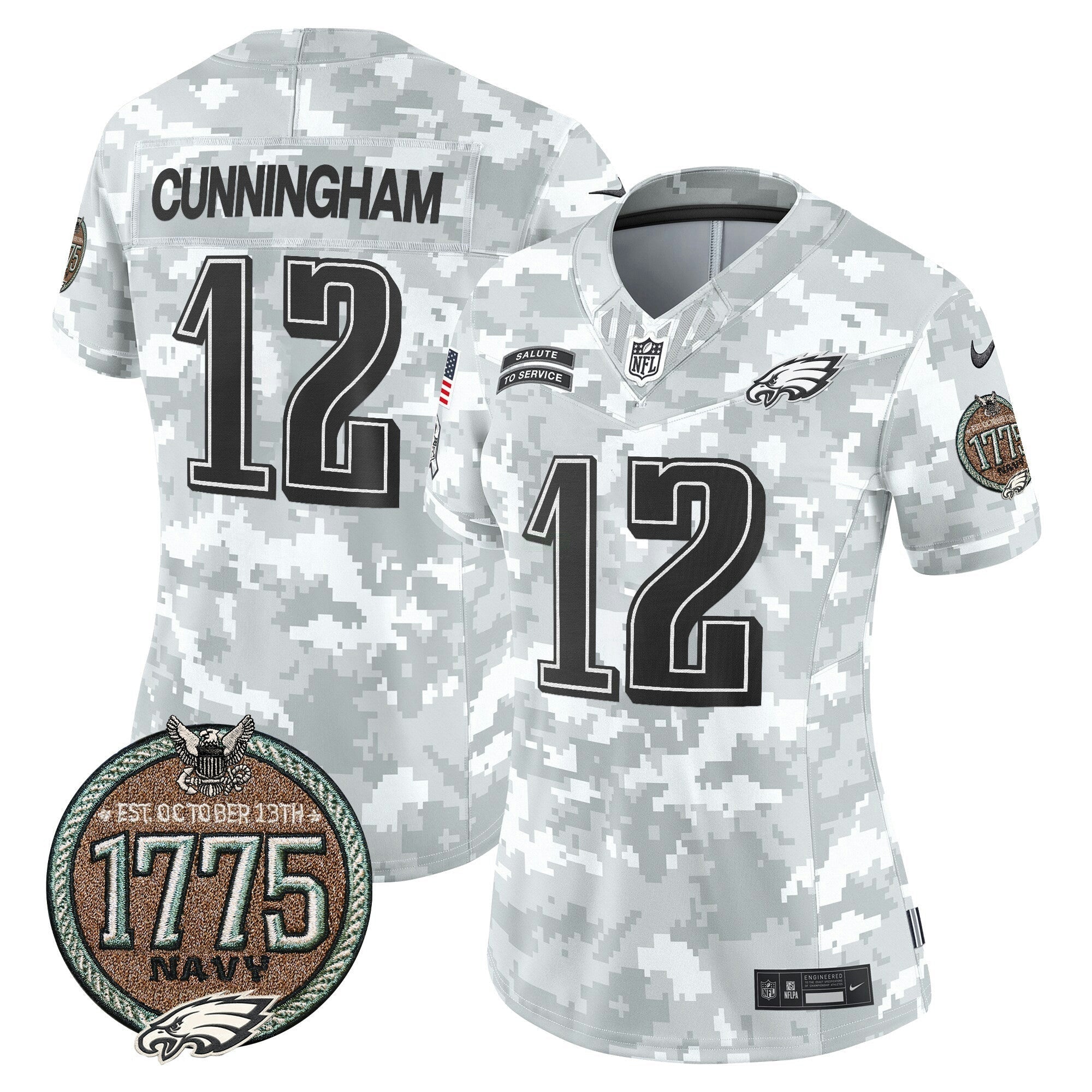 Camisa NFL Women’s 2024 Salute to Service Establishment Year Patch Vapor Limited Jersey