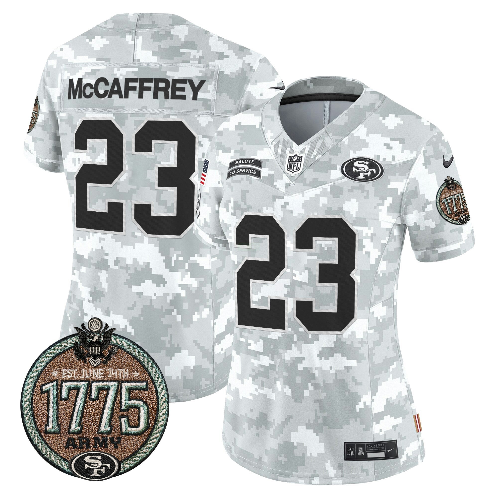 Camisa NFL Women’s 2024 Salute to Service Establishment Year Patch Vapor Limited Jersey