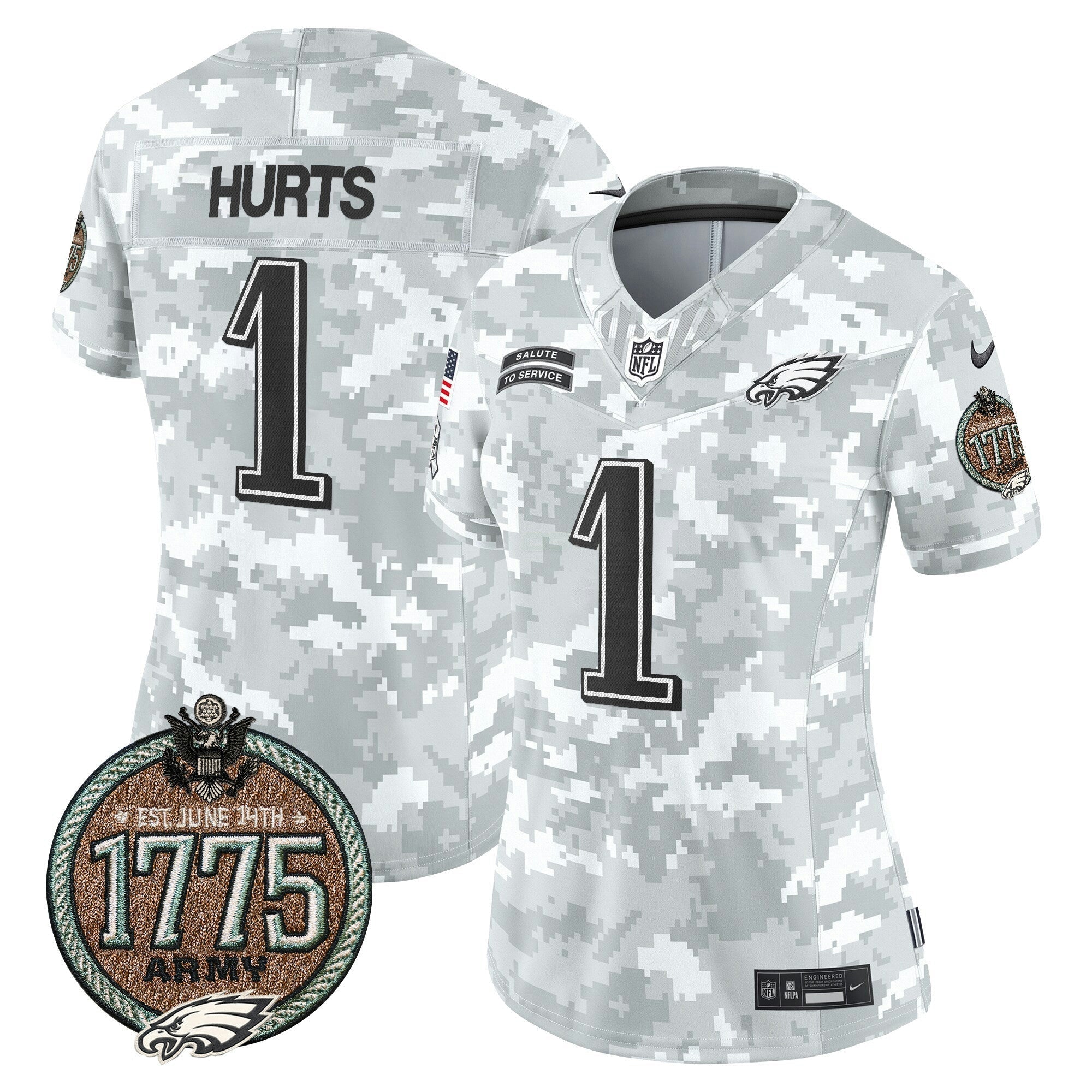 Camisa NFL Women’s 2024 Salute to Service Establishment Year Patch Vapor Limited Jersey