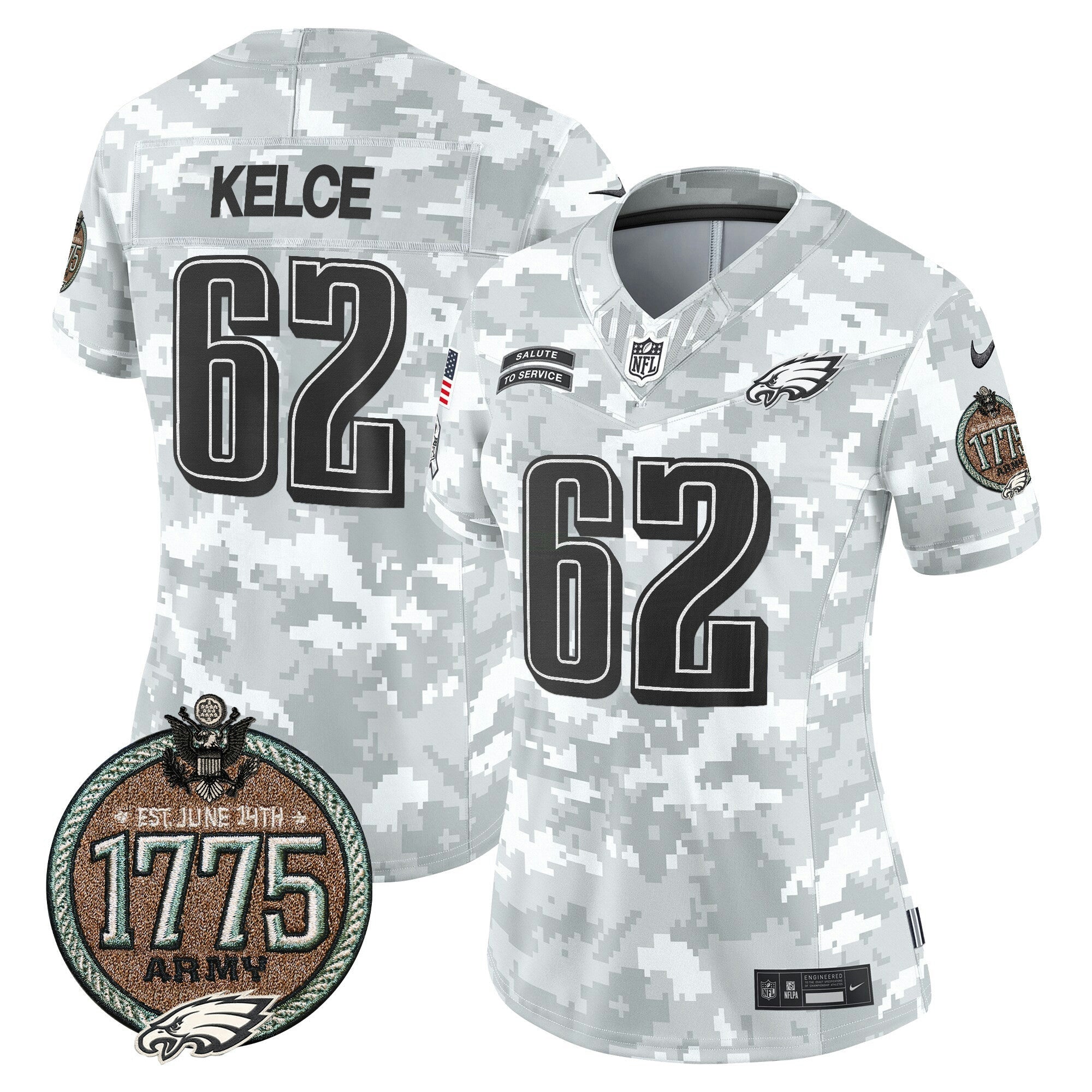 Camisa NFL Women’s 2024 Salute to Service Establishment Year Patch Vapor Limited Jersey