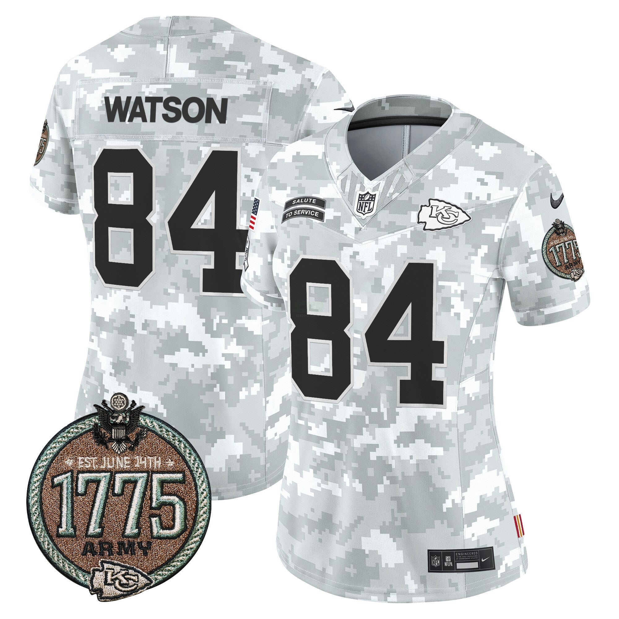 Camisa NFL Women’s 2024 Salute to Service Establishment Year Patch Vapor Limited Jersey
