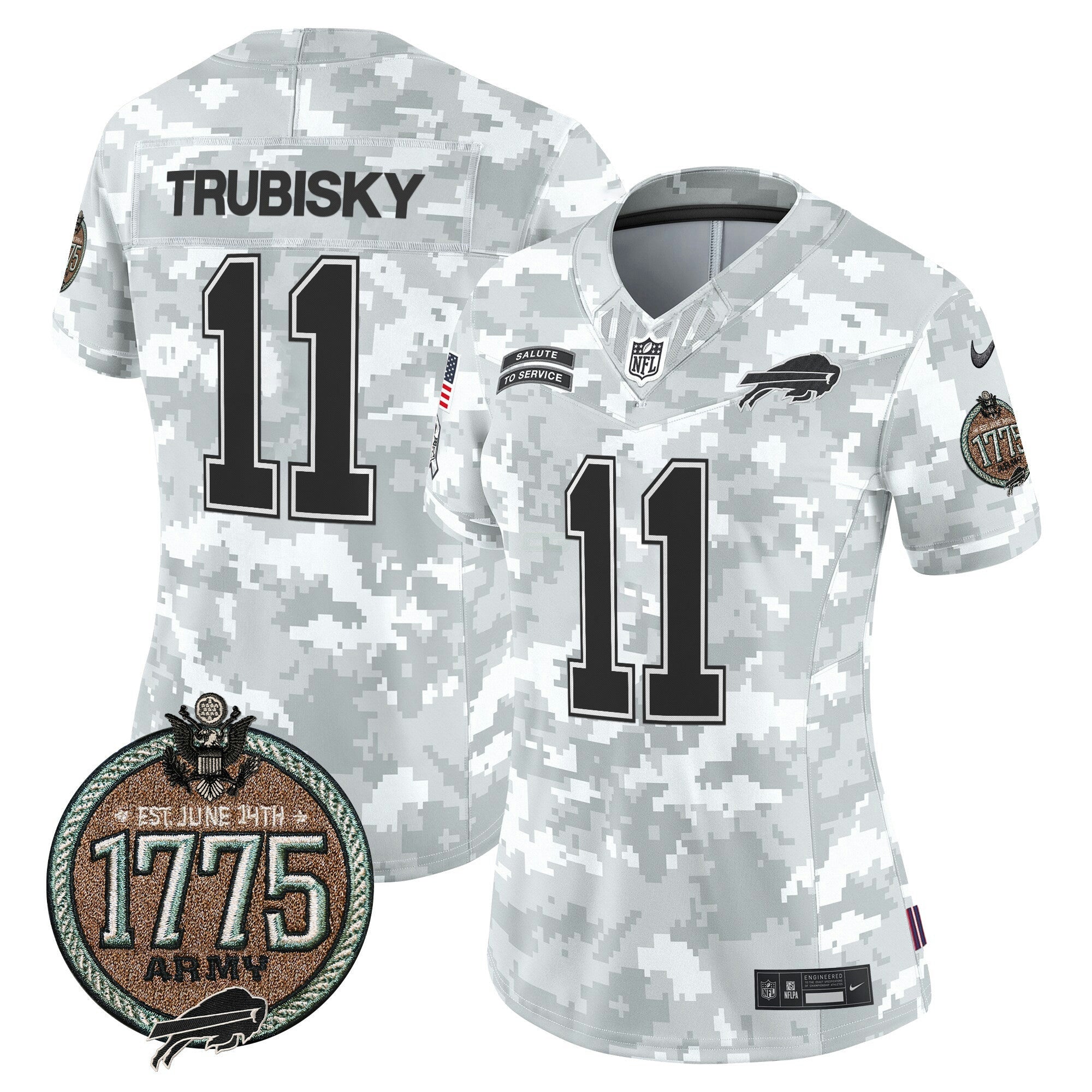 Camisa NFL Women’s 2024 Salute to Service Establishment Year Patch Vapor Limited Jersey