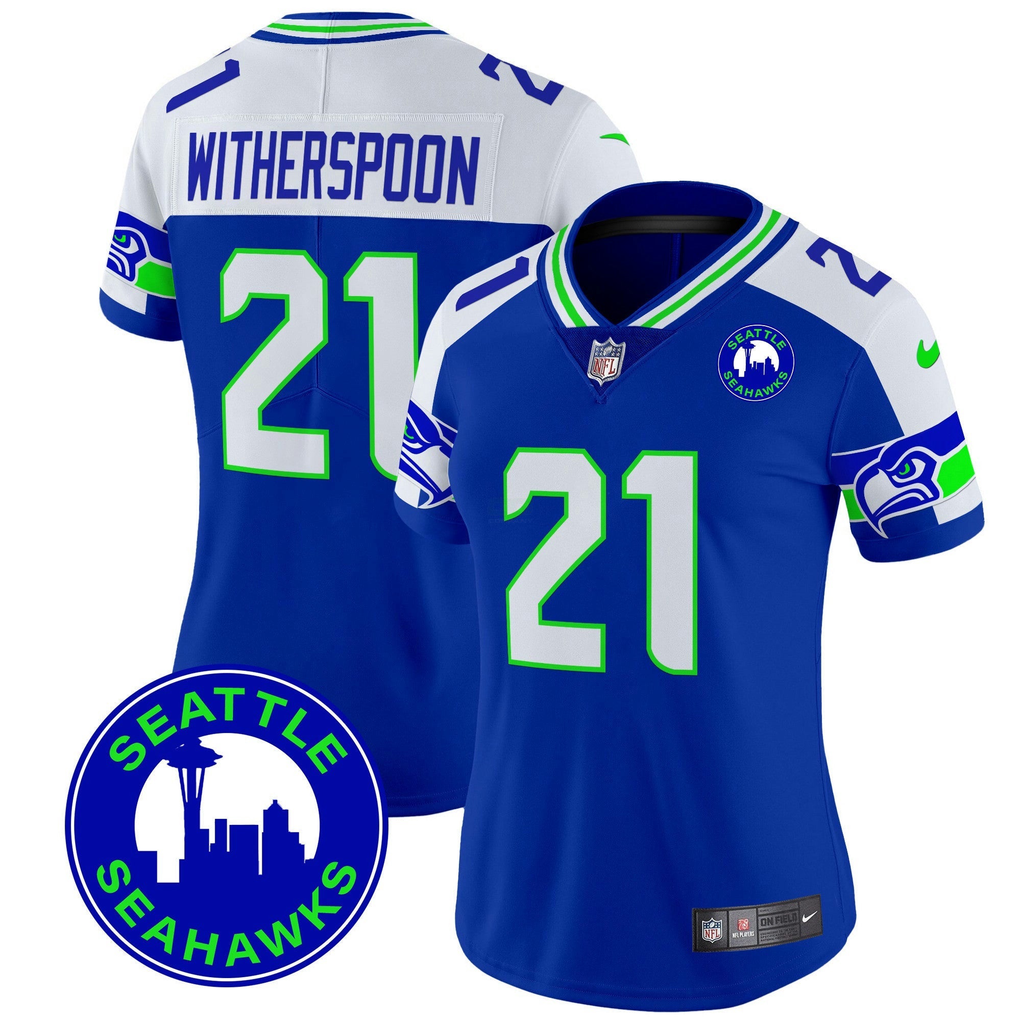 Camisa NFL Women’s 2024 Seattle City Patch Vapor Limited Jersey