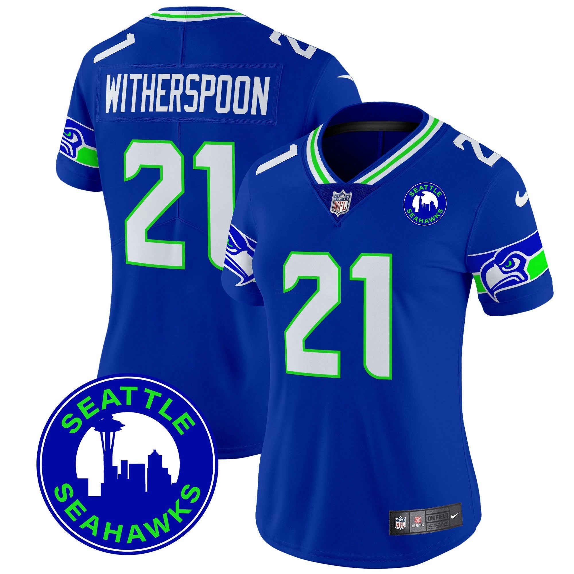 Camisa NFL Women’s 2024 Seattle City Patch Vapor Limited Jersey