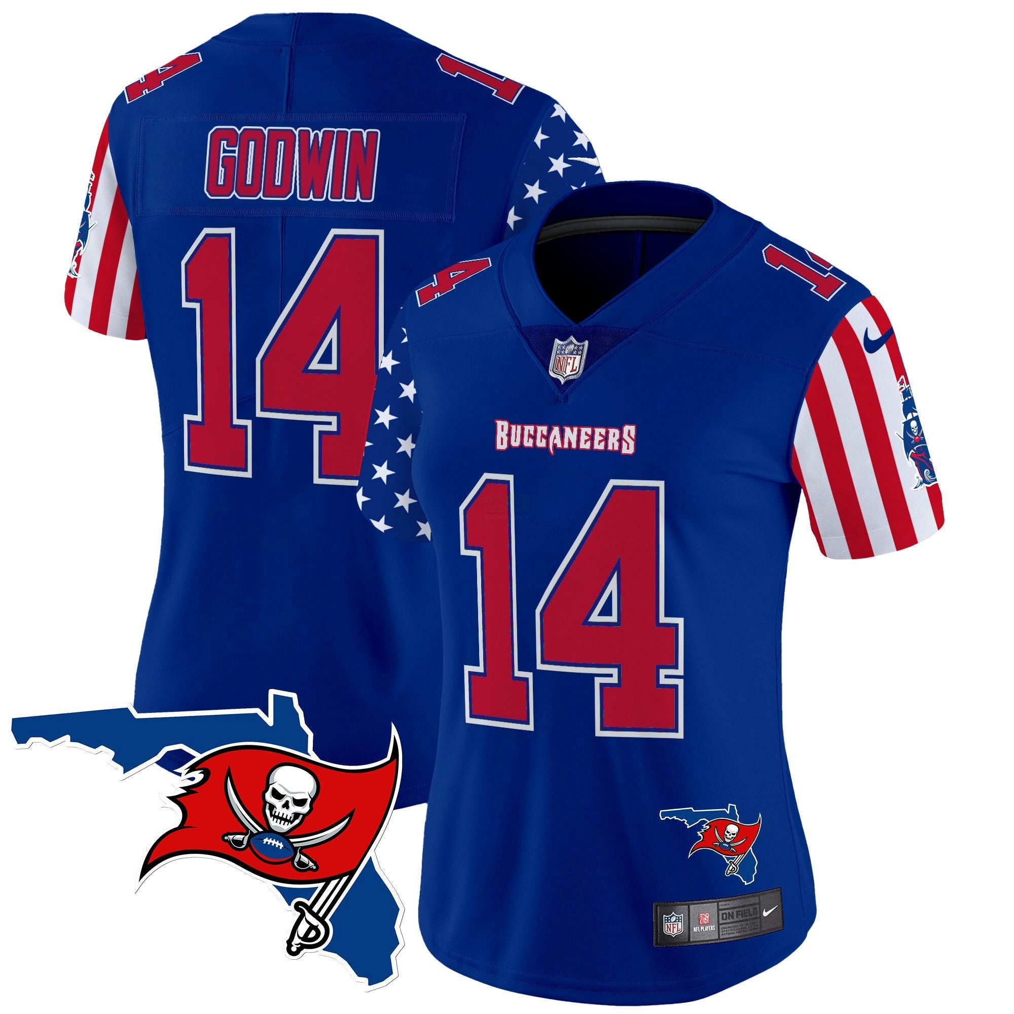 Camisa NFL Women’s 2025 Independence Day Vapor Premier Limited Jersey