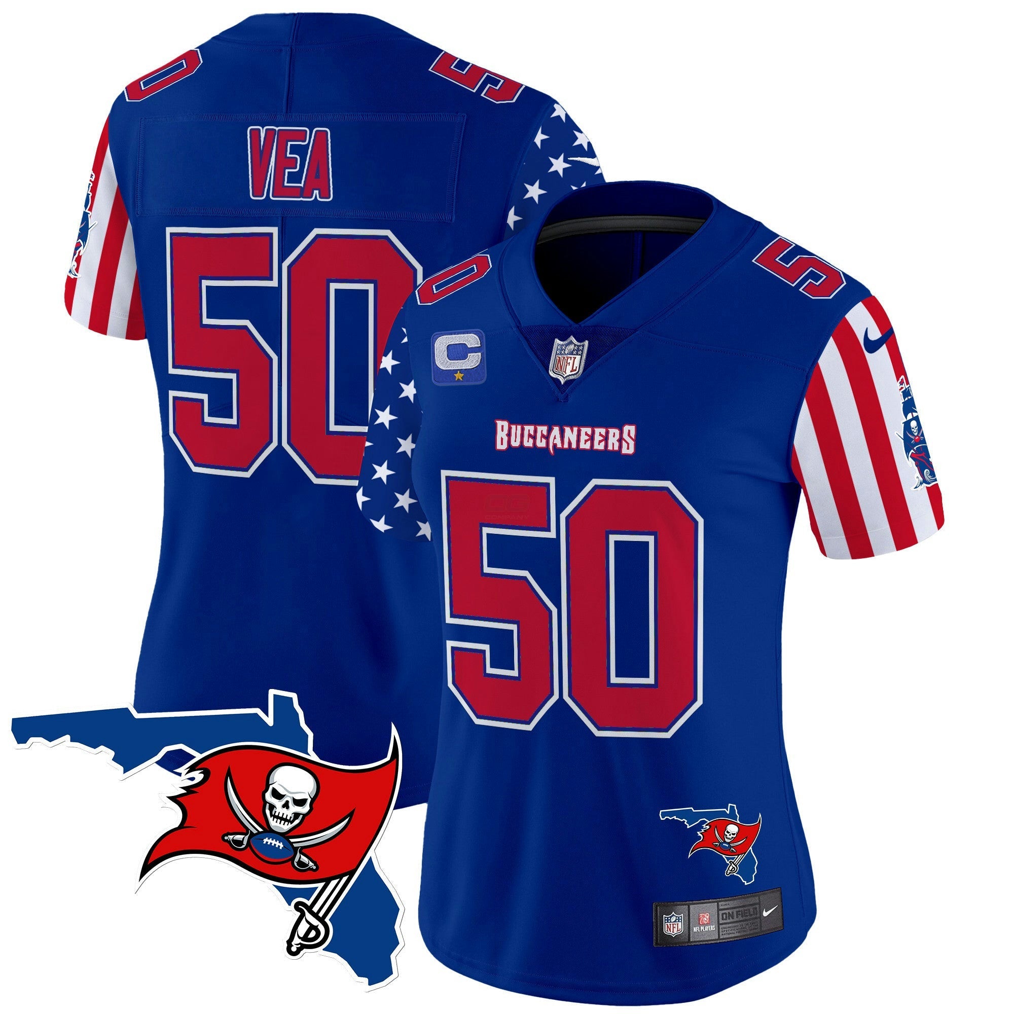 Camisa NFL Women’s 2025 Independence Day Vapor Premier Limited Jersey