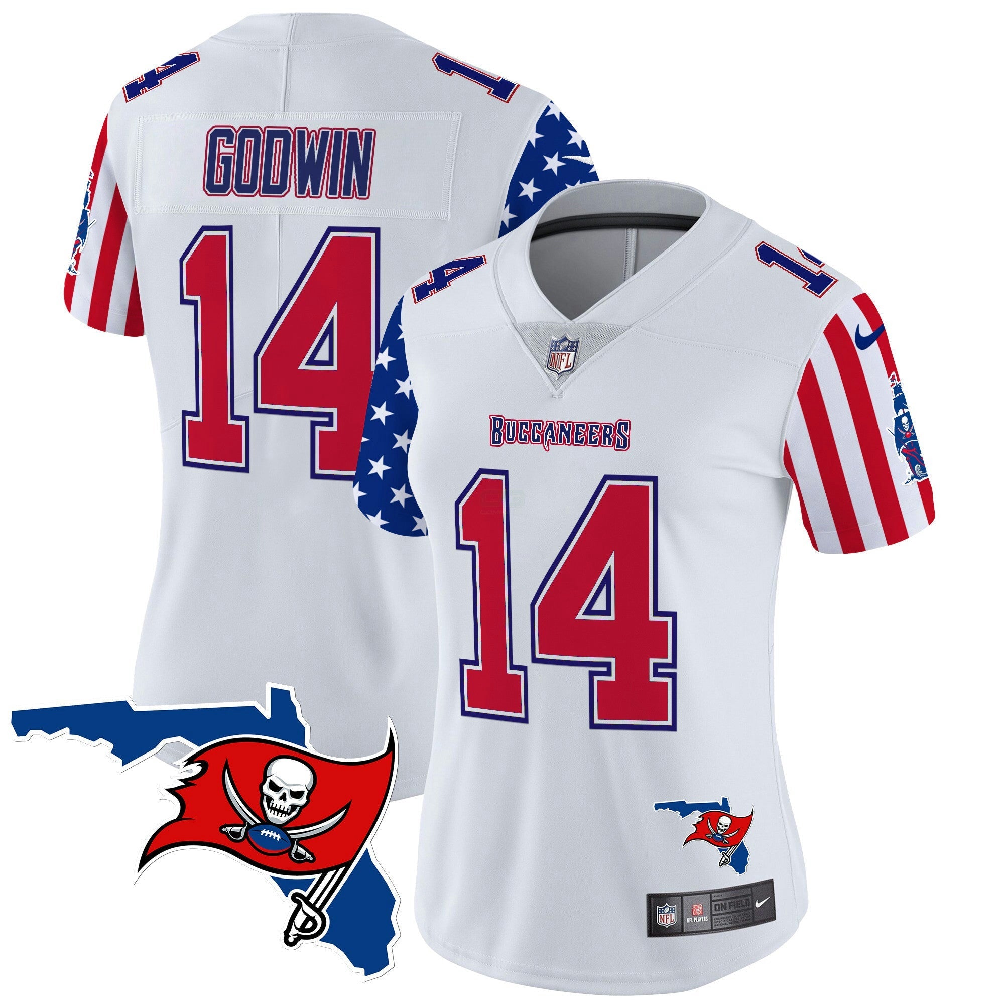 Camisa NFL Women’s 2025 Independence Day Vapor Premier Limited Jersey