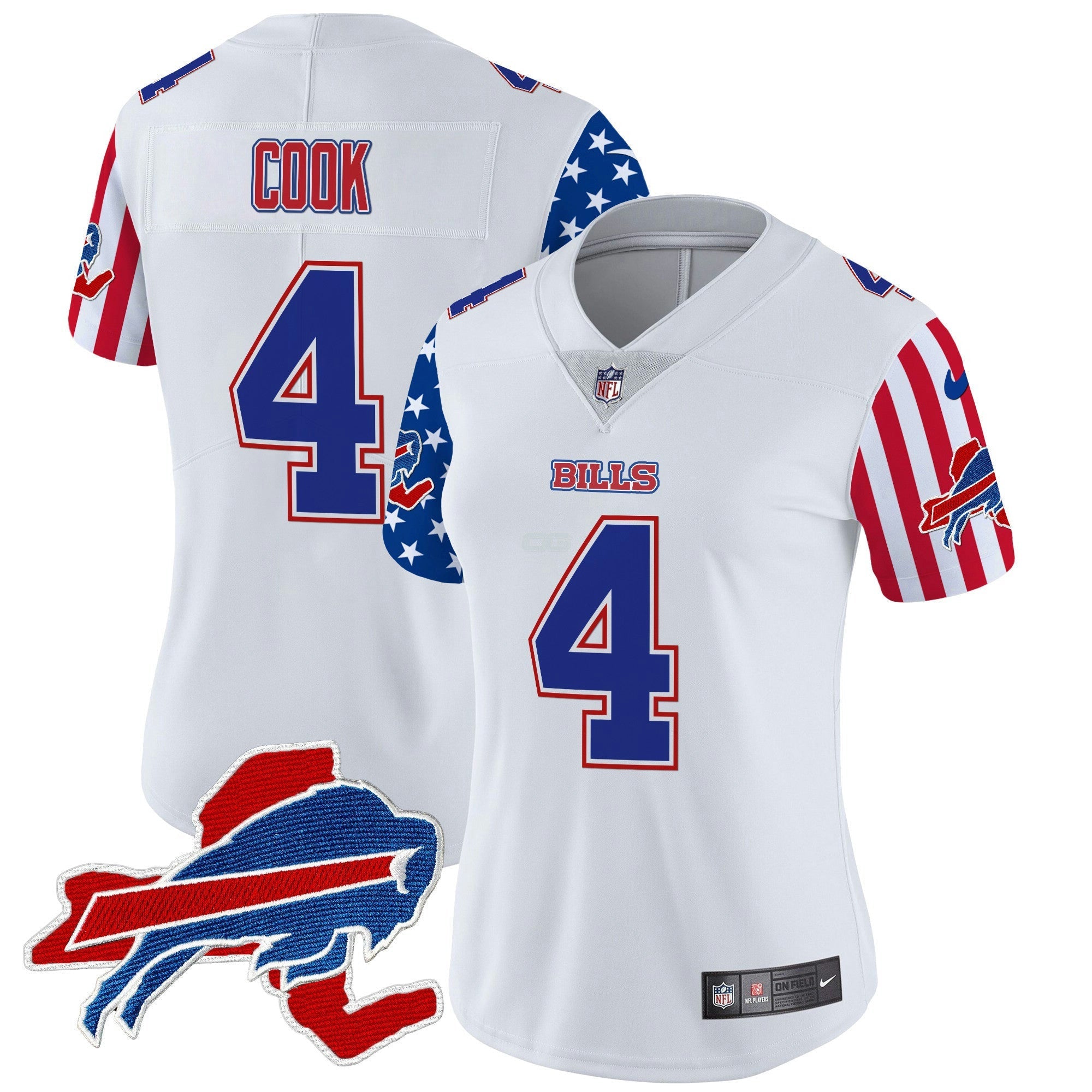 Camisa NFL Women’s 2025 Independence Day Vapor Premier Limited Jersey
