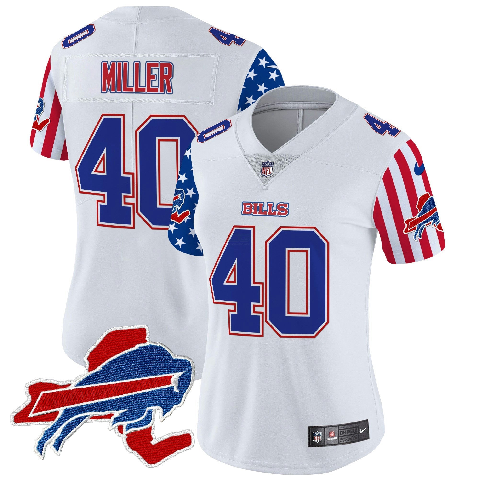 Camisa NFL Women’s 2025 Independence Day Vapor Premier Limited Jersey