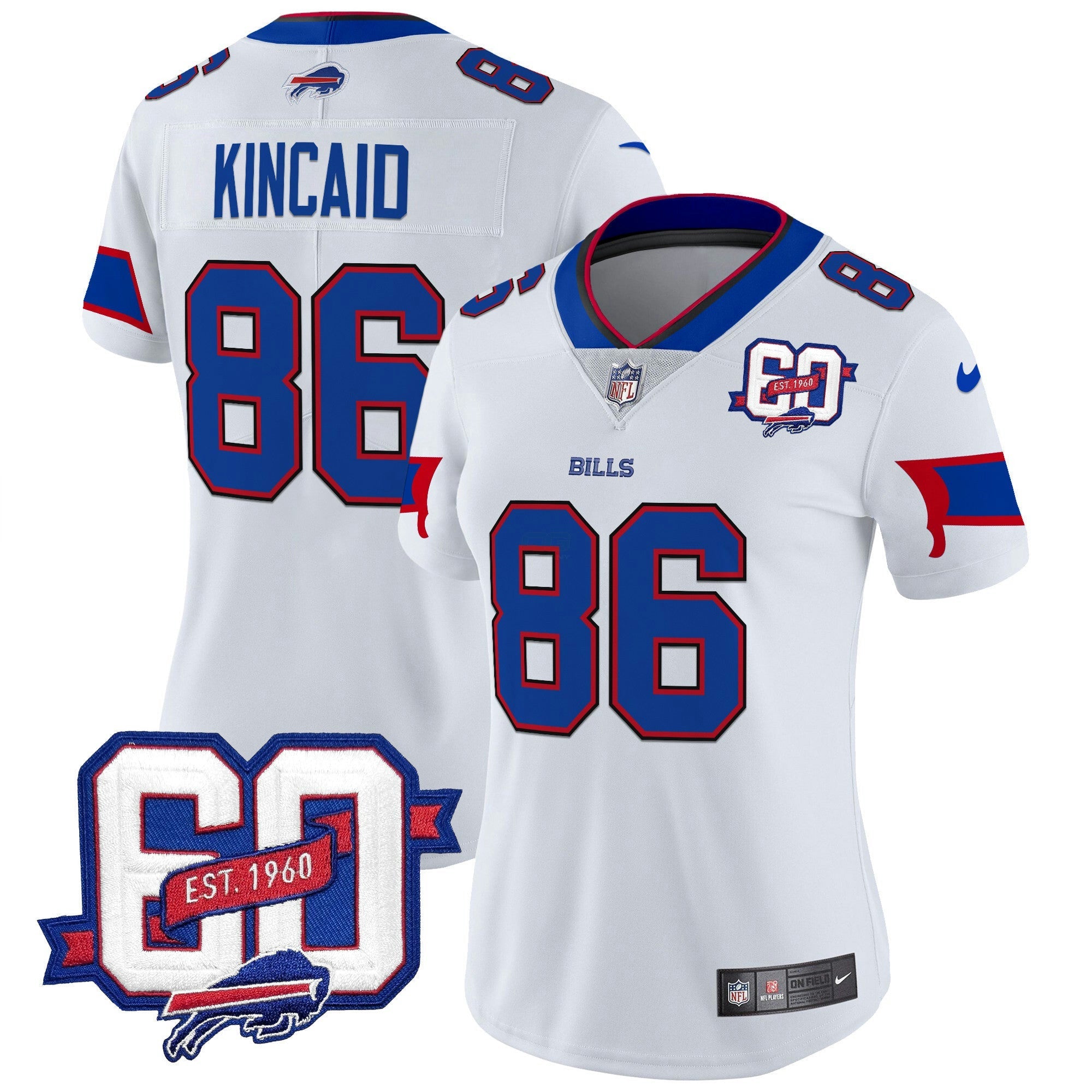 Camisa NFL Women’s 60th Anniversary Patch Vapor Limited Jersey