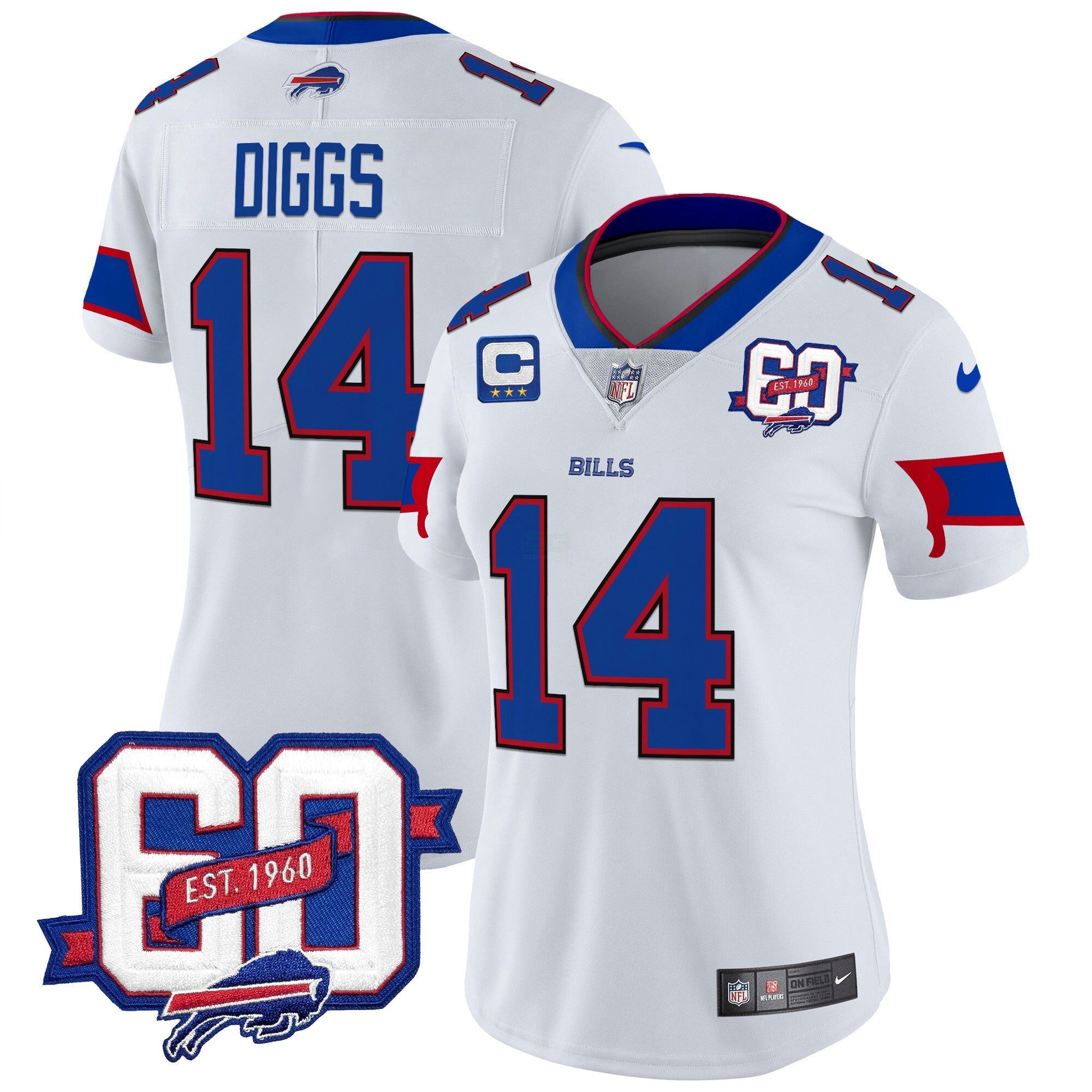 Camisa NFL Women’s 60th Anniversary Patch Vapor Limited Jersey