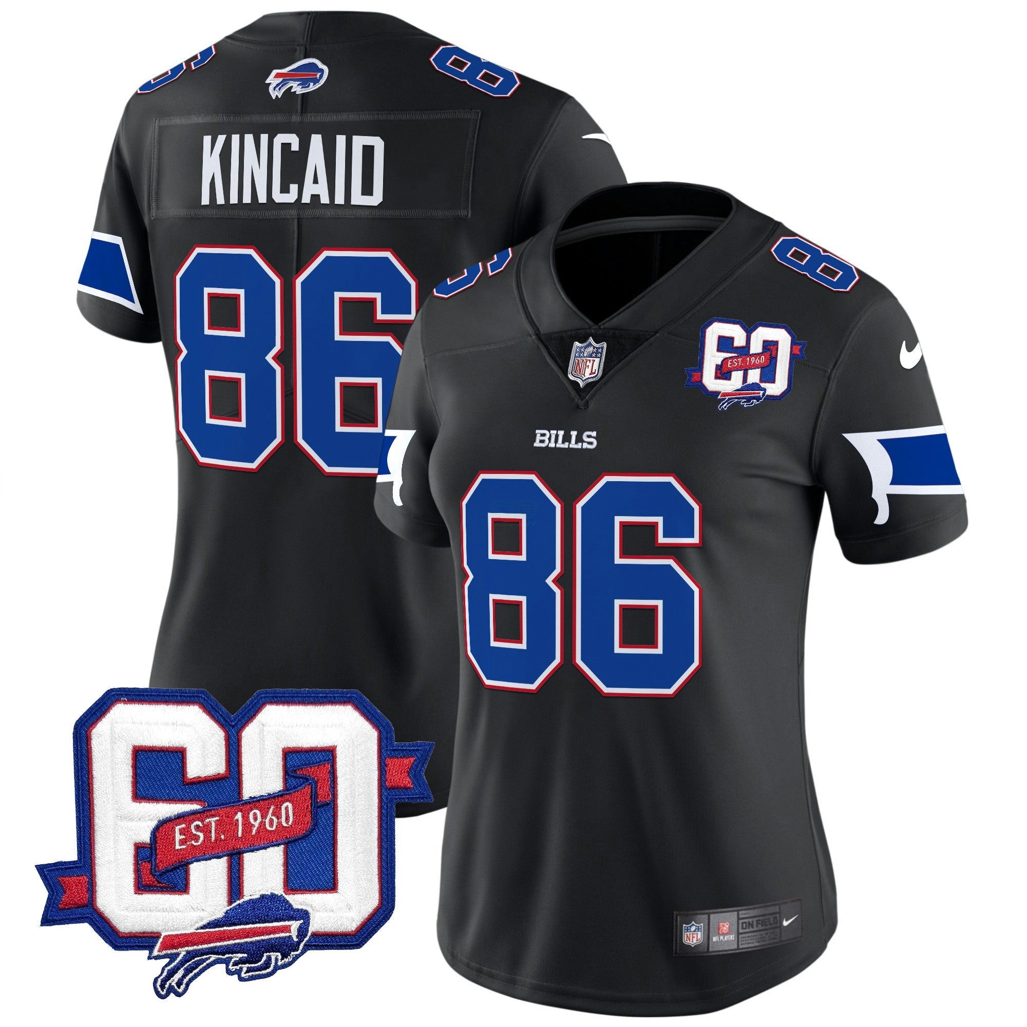 Camisa NFL Women’s 60th Anniversary Patch Vapor Limited Jersey