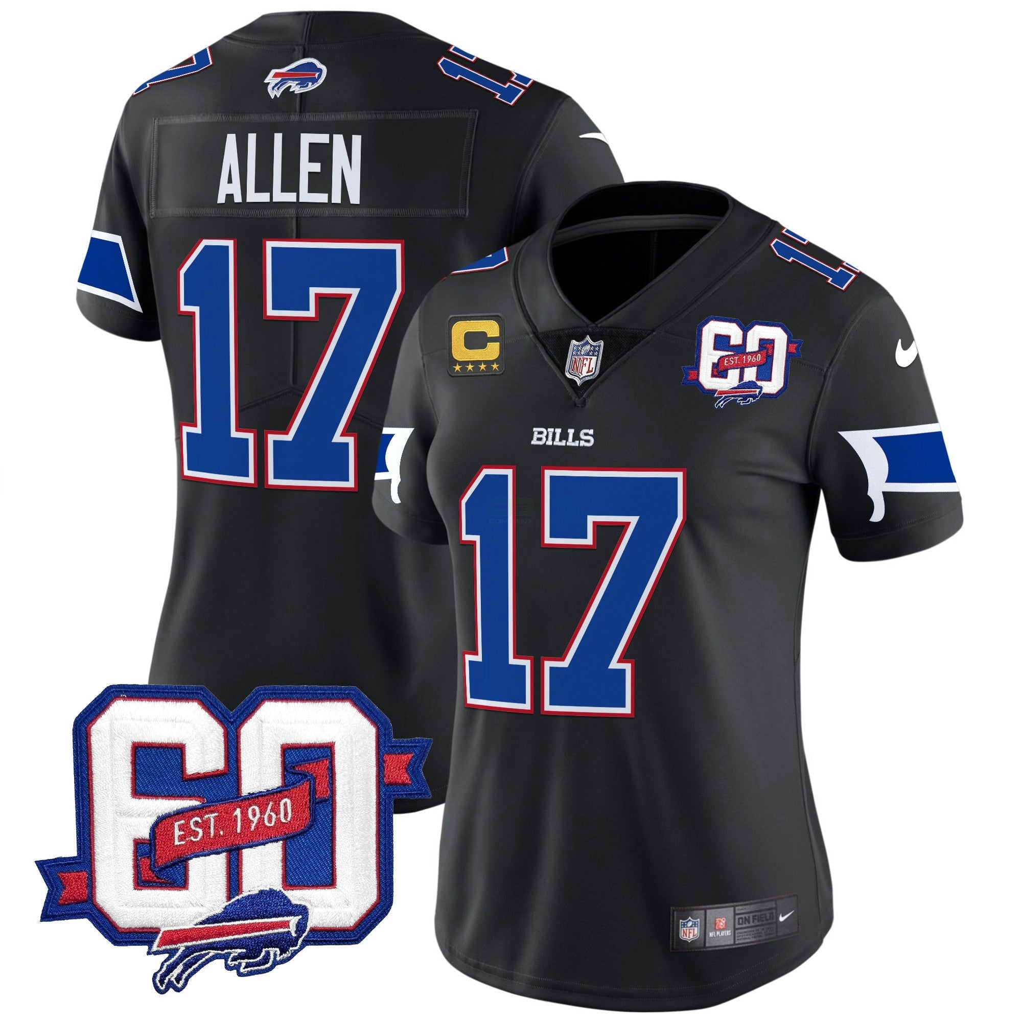 Camisa NFL Women’s 60th Anniversary Patch Vapor Limited Jersey