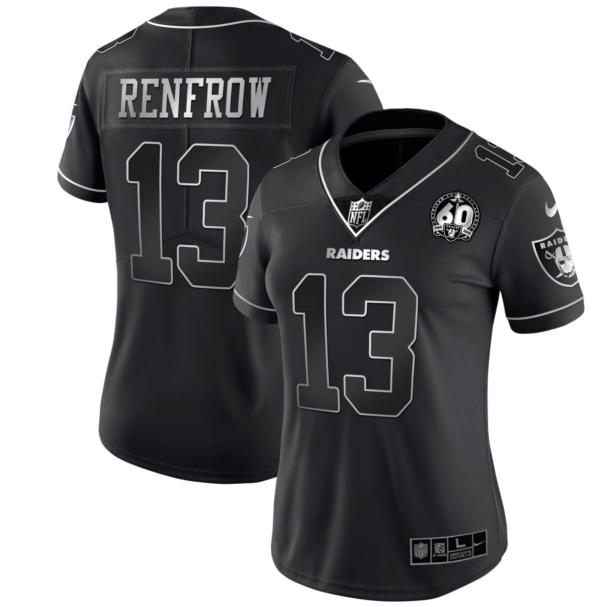 Camisa NFL Women’s 60th Season Patch Dourada & Split