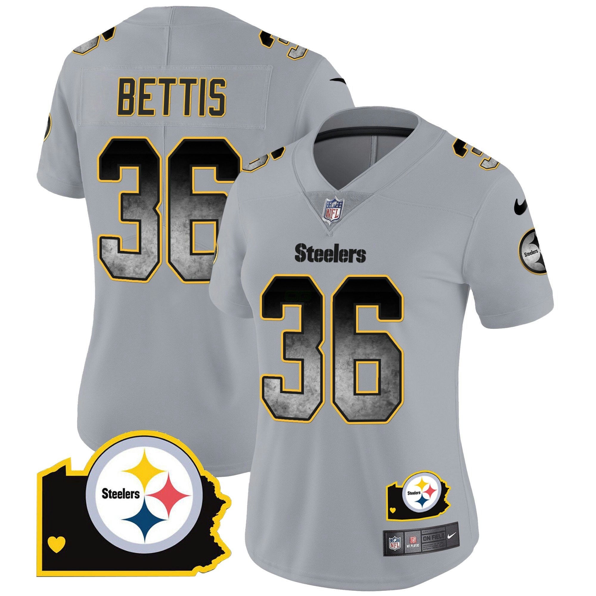 Camisa NFL Women’s Arch Smoke Home Patch Vapor Jersey
