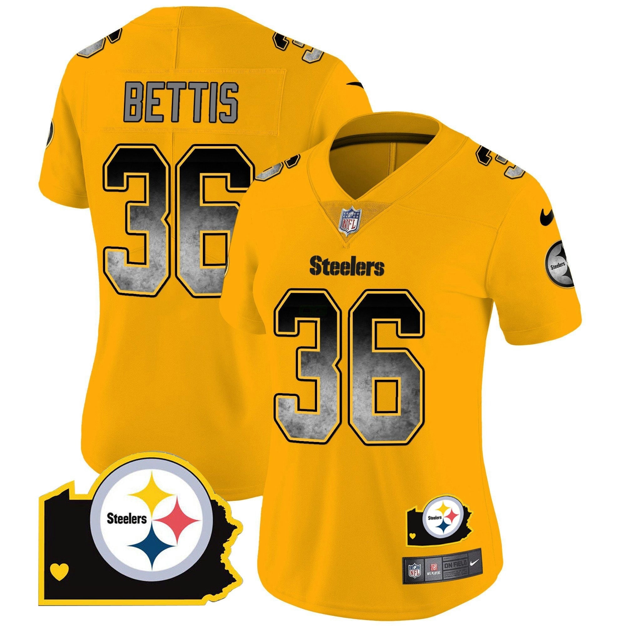 Camisa NFL Women’s Arch Smoke Home Patch Vapor Jersey