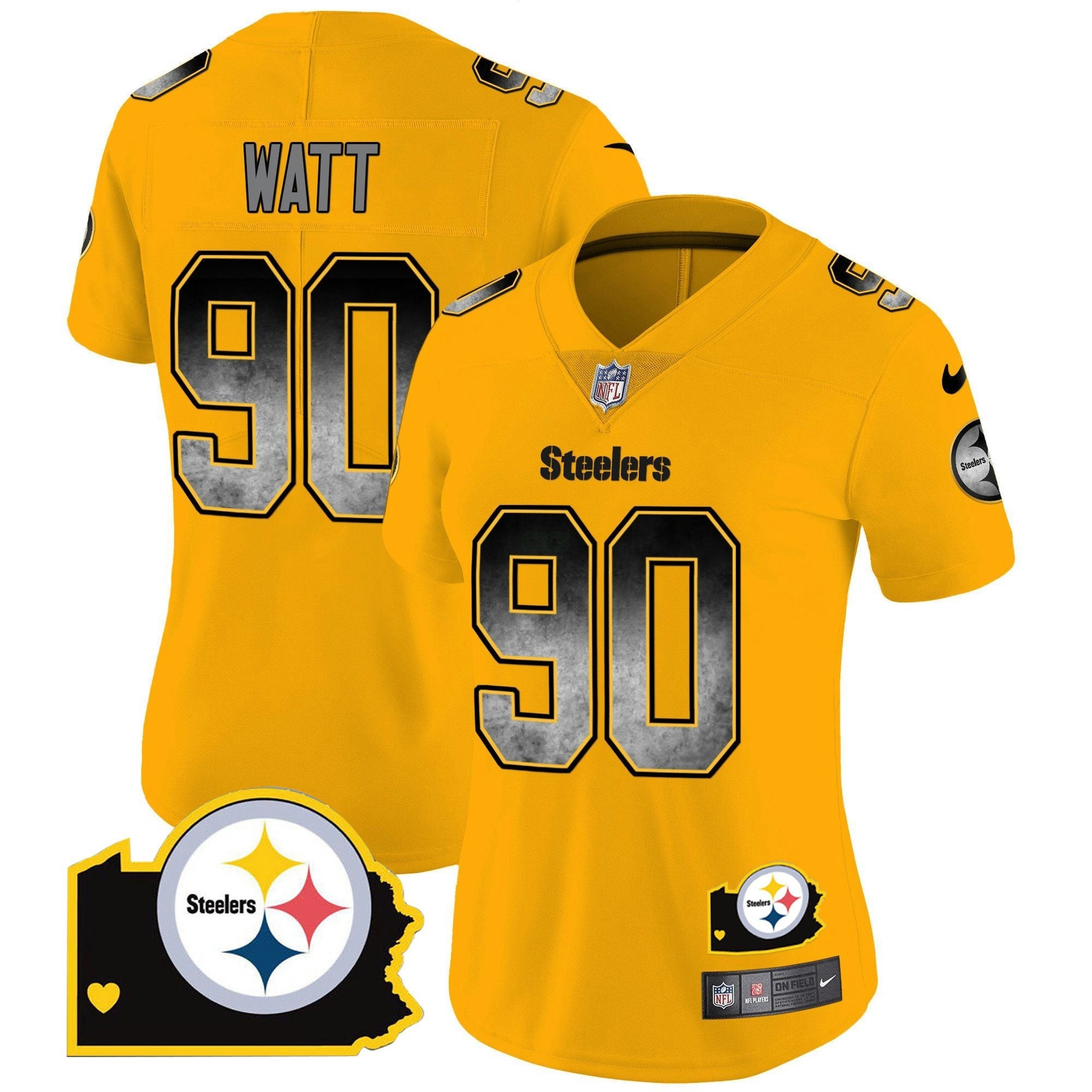 Camisa NFL Women’s Arch Smoke Home Patch Vapor Jersey